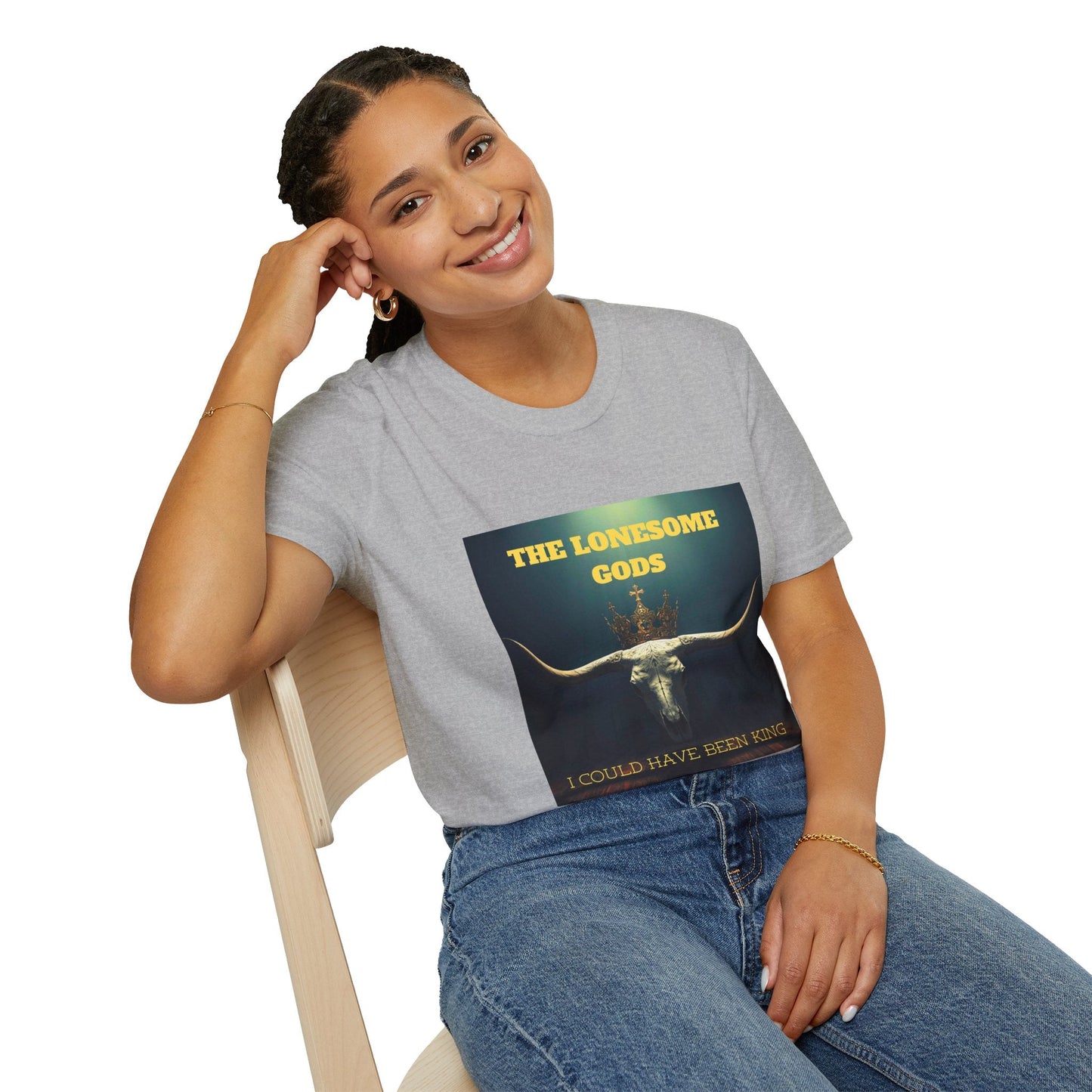The Lonesome Gods - I Could Have Been King T-shirt - SJM Print Store