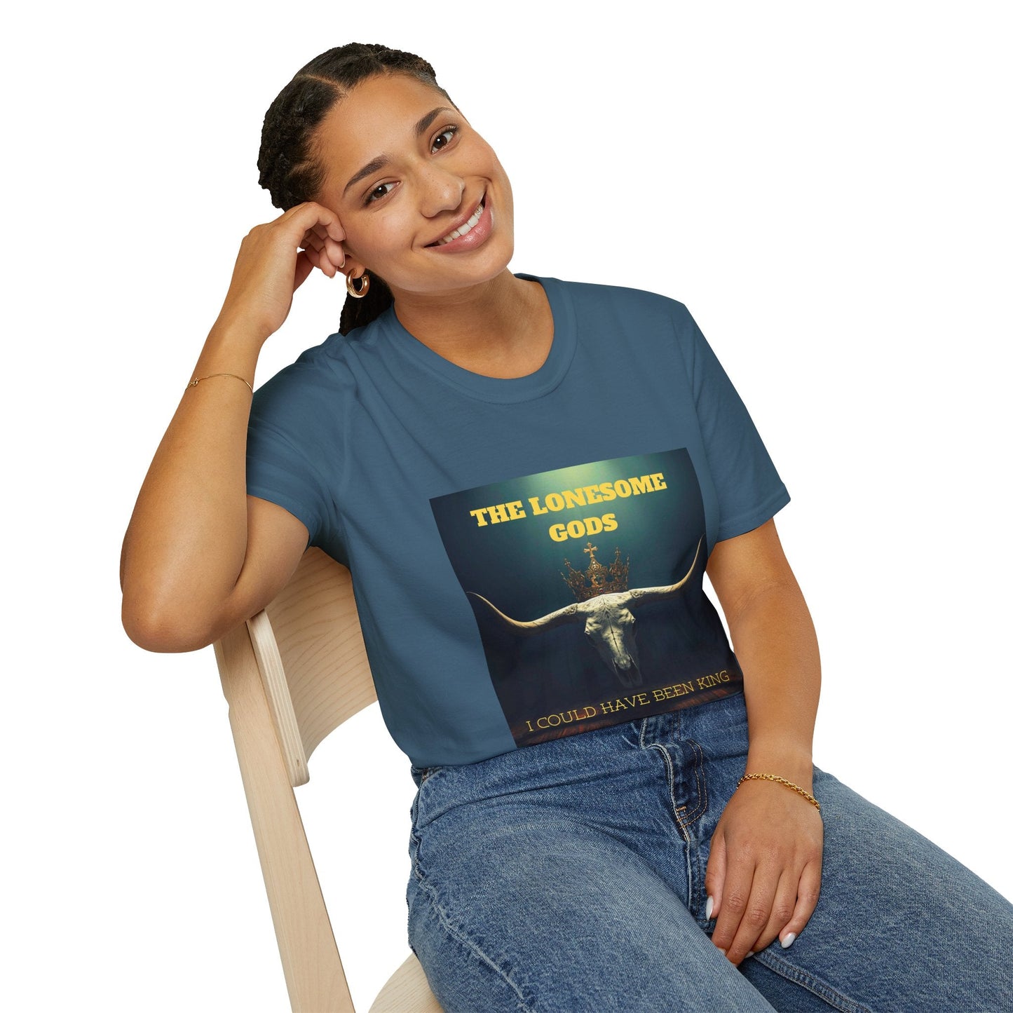 The Lonesome Gods - I Could Have Been King T-shirt - SJM Print Store