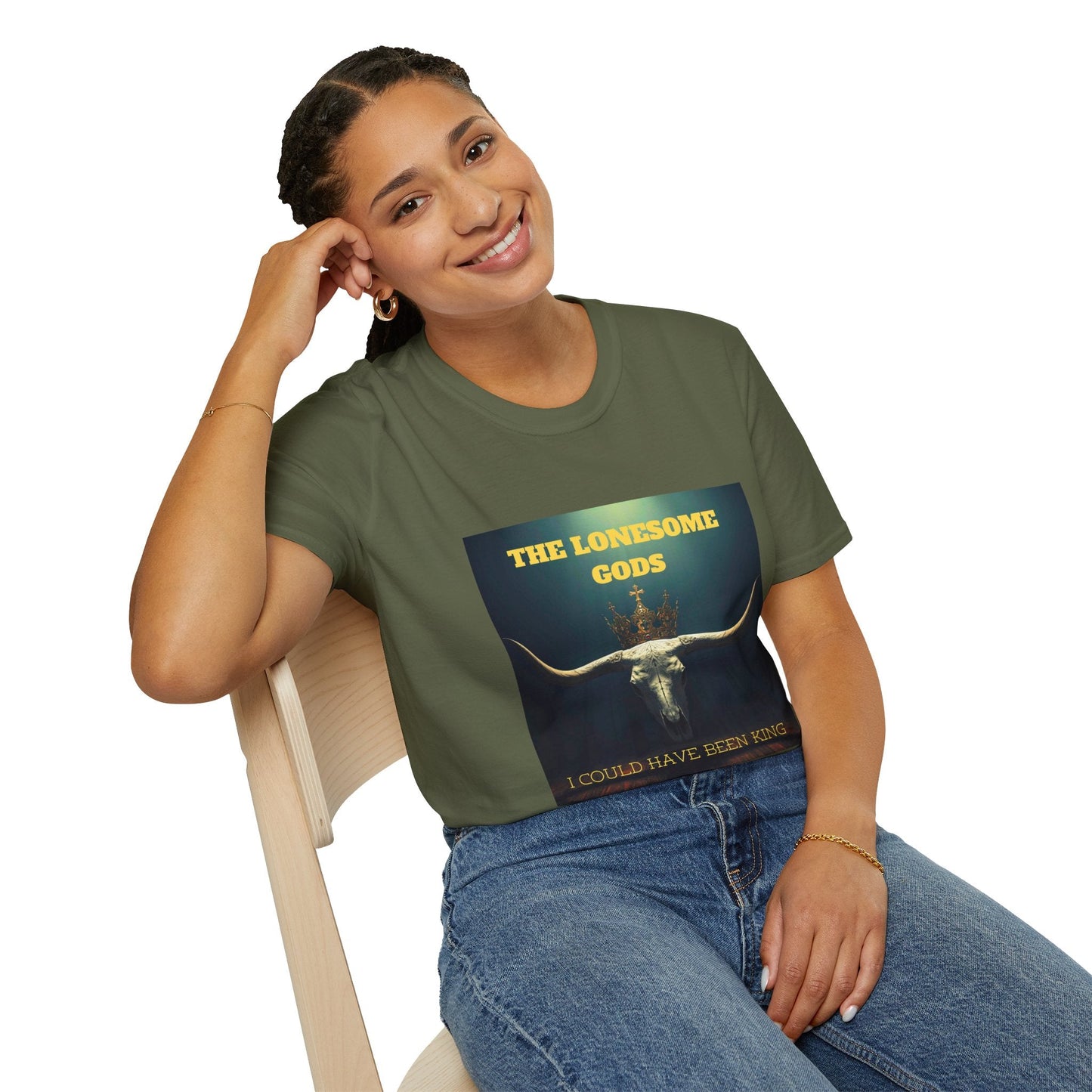 The Lonesome Gods - I Could Have Been King T-shirt - SJM Print Store