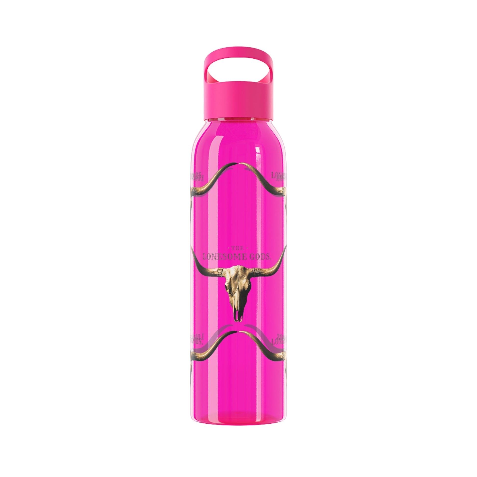 The Lonesome Gods Longhorn Logo Water Bottle - SJM Print Store