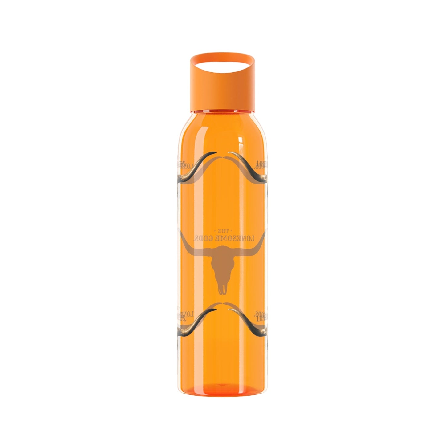 The Lonesome Gods Longhorn Logo Water Bottle - SJM Print Store