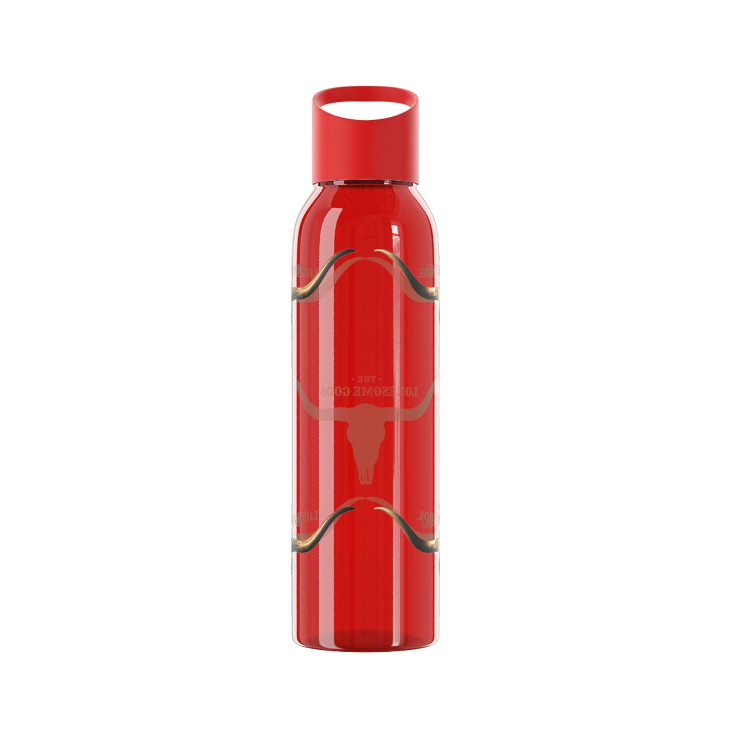 The Lonesome Gods Longhorn Logo Water Bottle - SJM Print Store