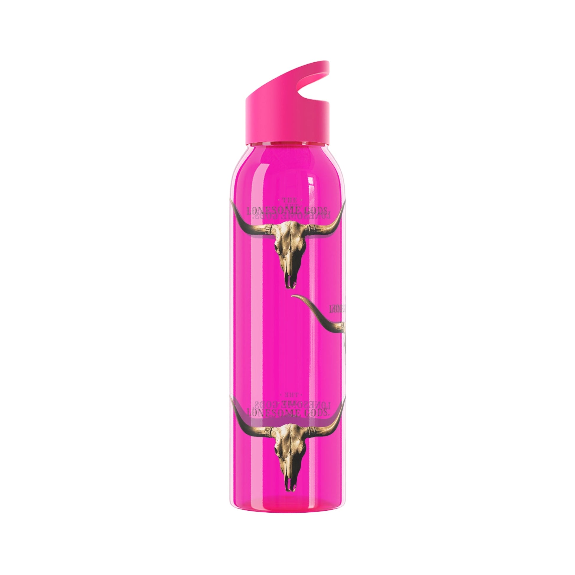 The Lonesome Gods Longhorn Logo Water Bottle - SJM Print Store