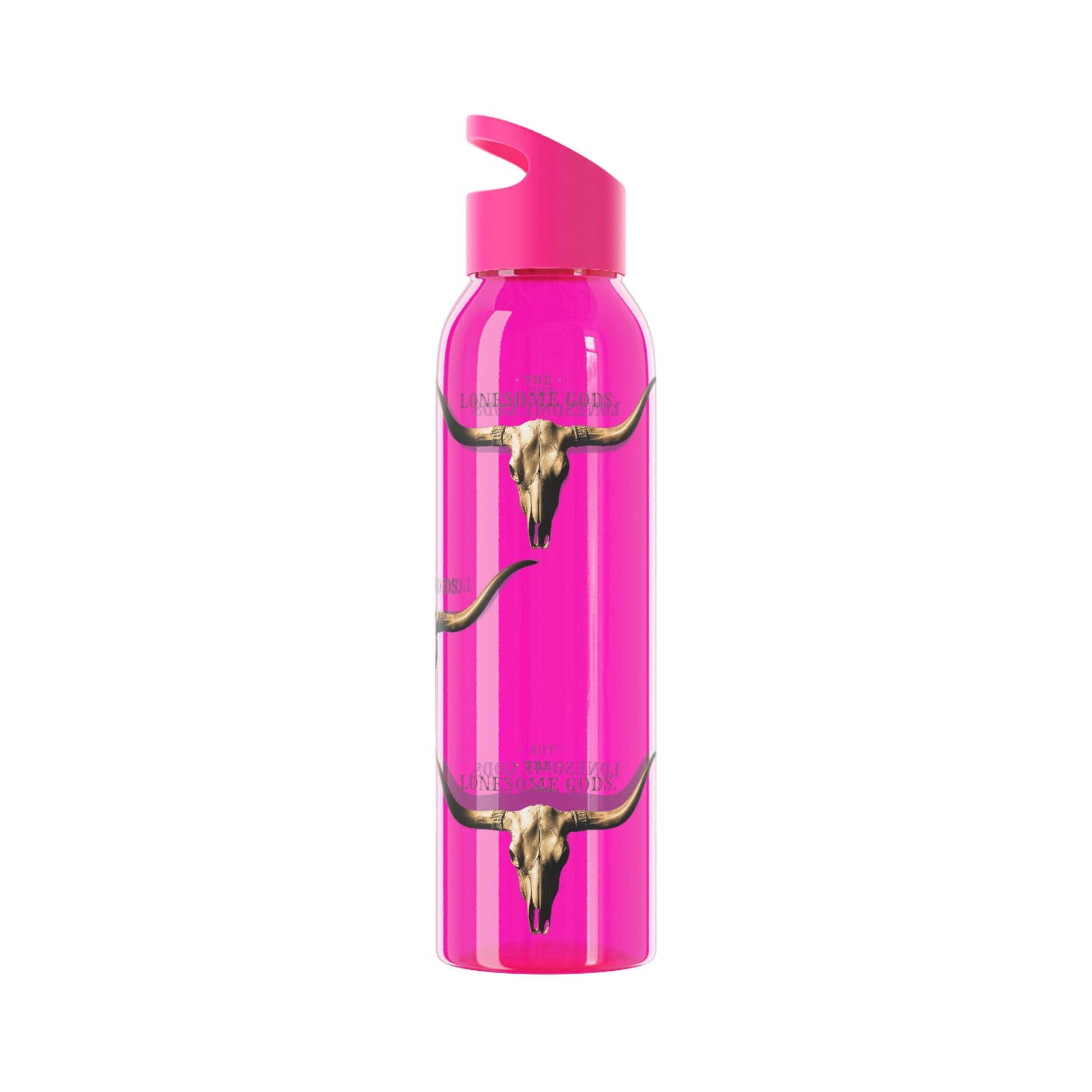 The Lonesome Gods Longhorn Logo Water Bottle - SJM Print Store