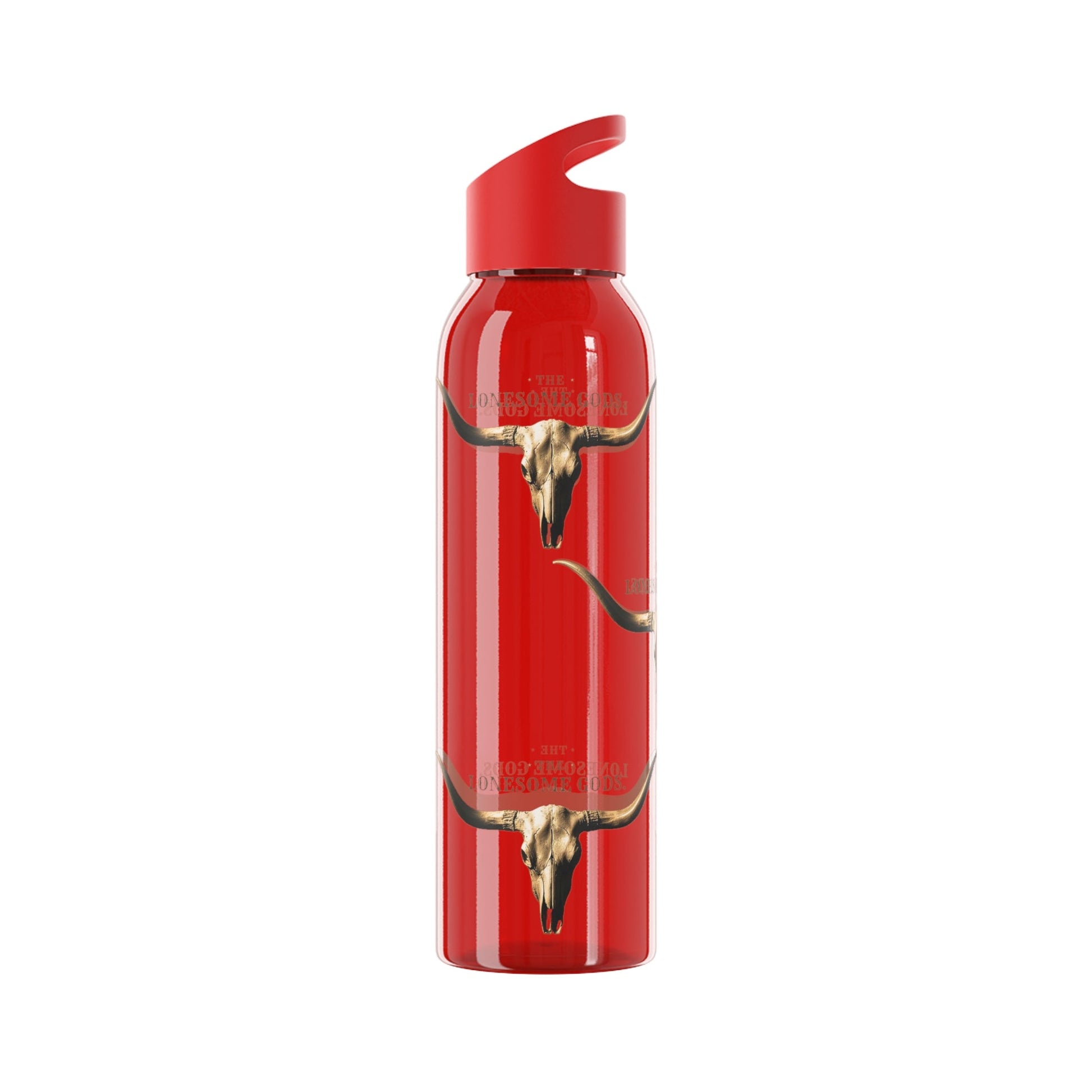 The Lonesome Gods Longhorn Logo Water Bottle - SJM Print Store