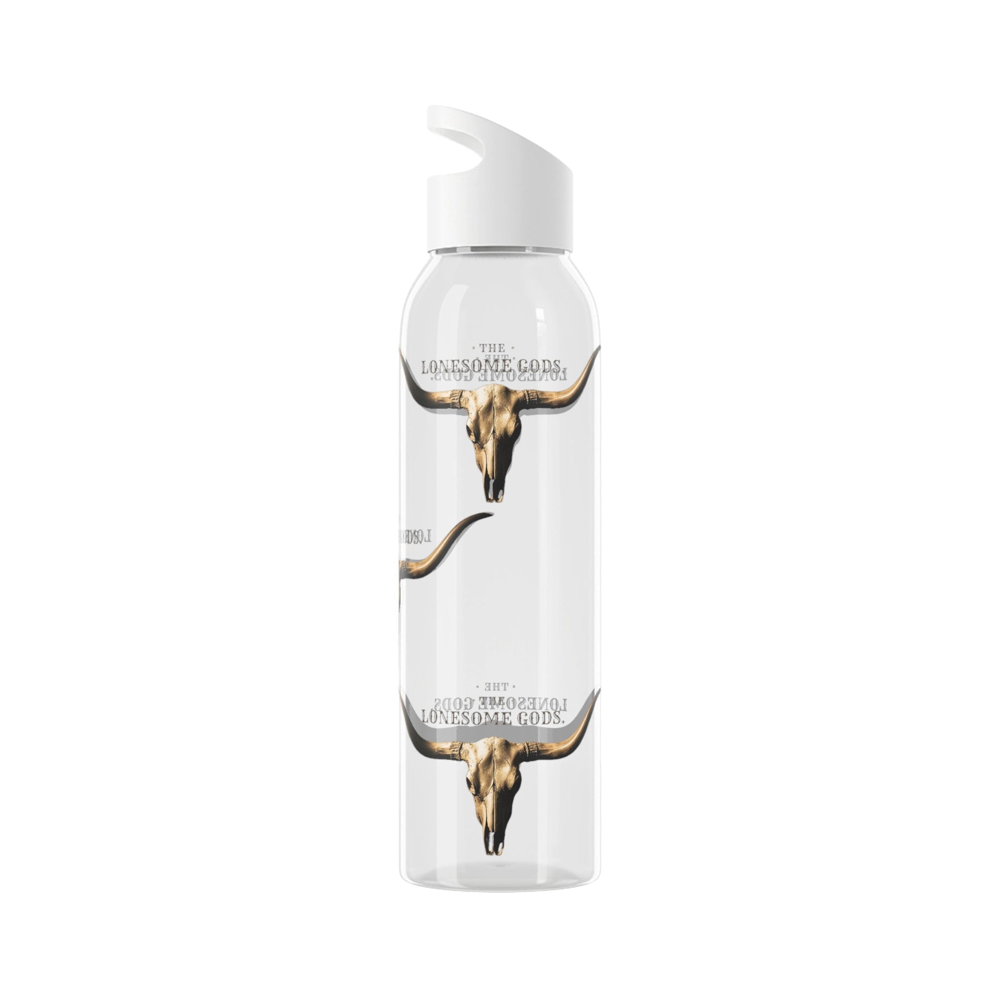 The Lonesome Gods Longhorn Logo Water Bottle - SJM Print Store