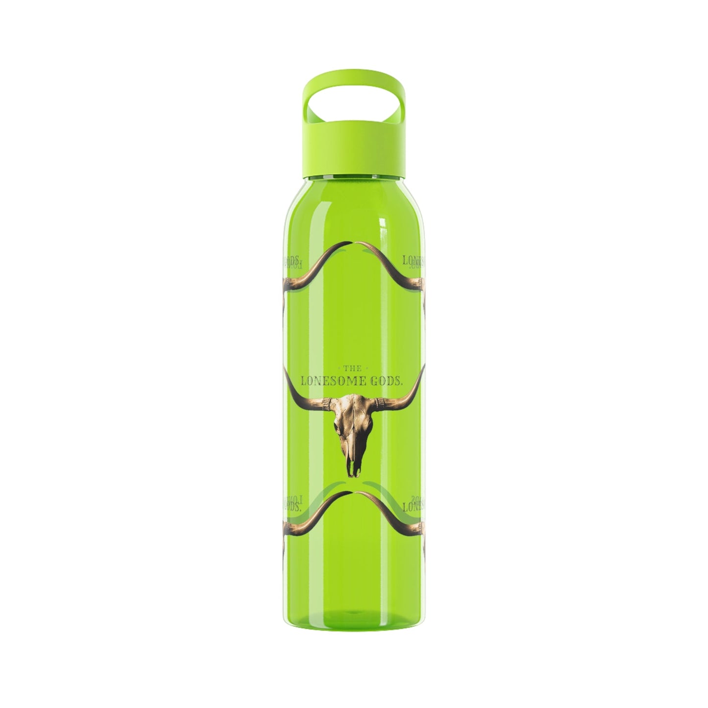 The Lonesome Gods Longhorn Logo Water Bottle - SJM Print Store