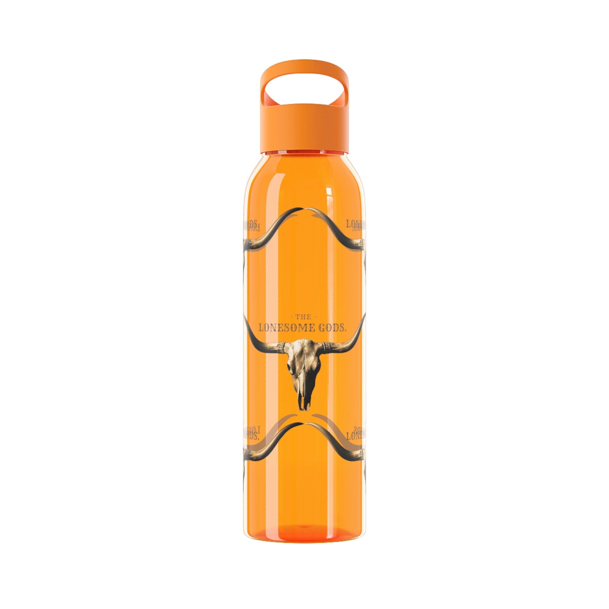 The Lonesome Gods Longhorn Logo Water Bottle - SJM Print Store