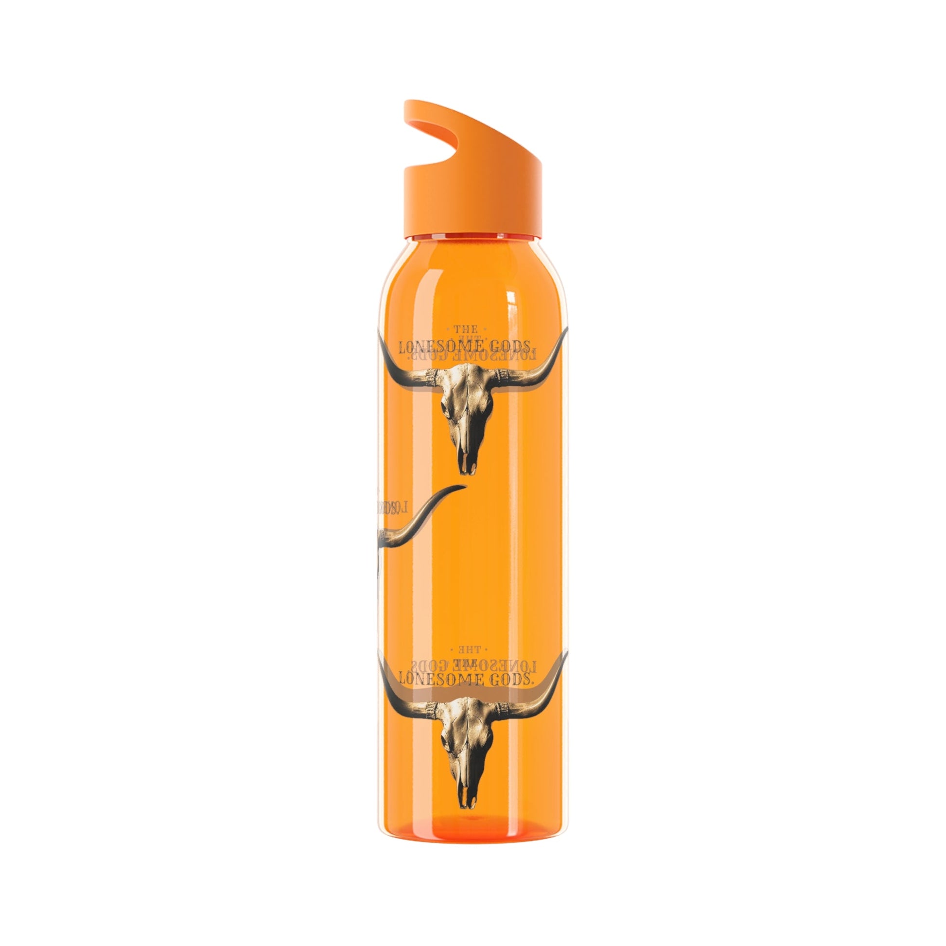 The Lonesome Gods Longhorn Logo Water Bottle - SJM Print Store