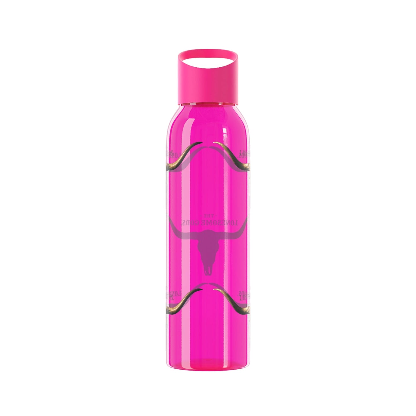 The Lonesome Gods Longhorn Logo Water Bottle - SJM Print Store