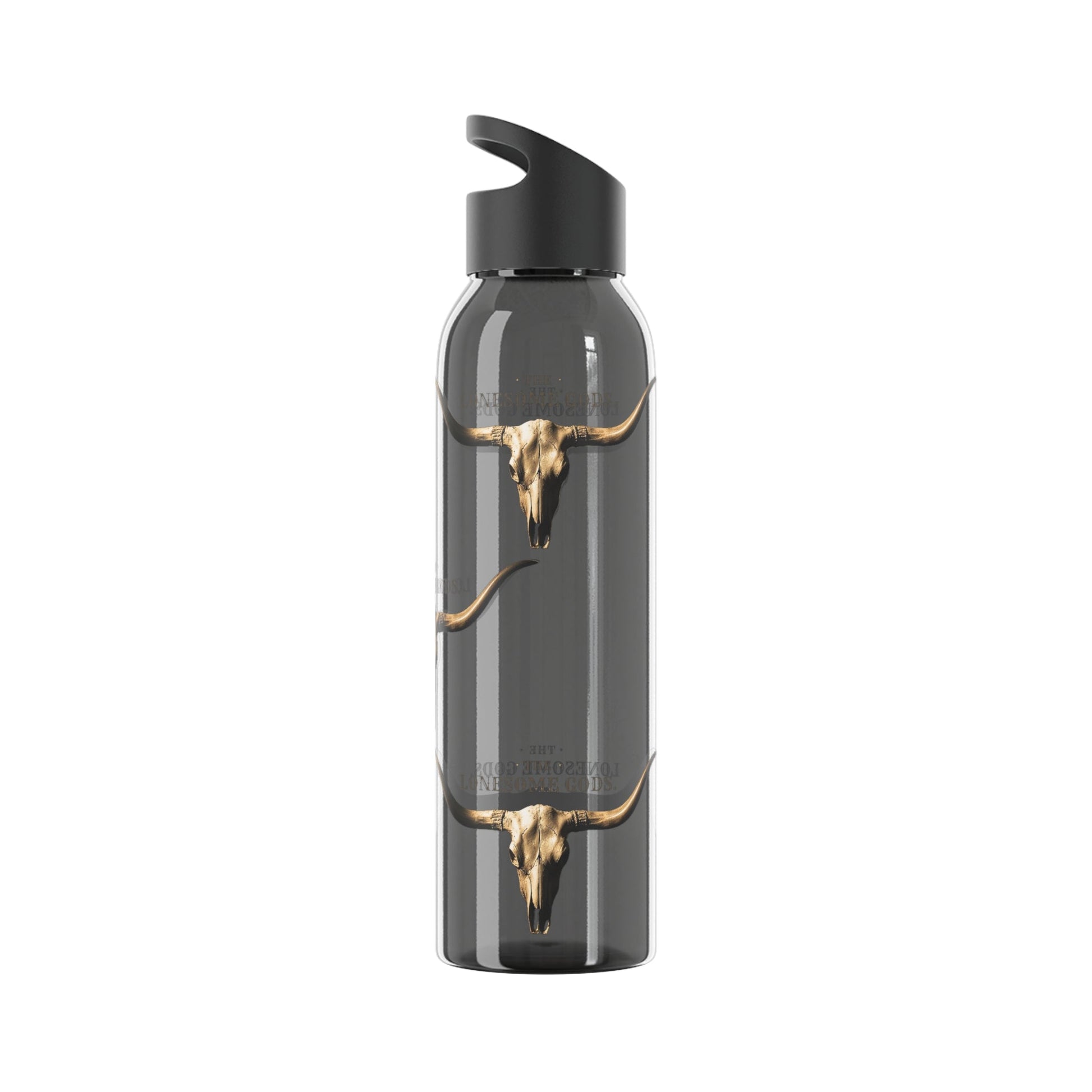 The Lonesome Gods Longhorn Logo Water Bottle - SJM Print Store