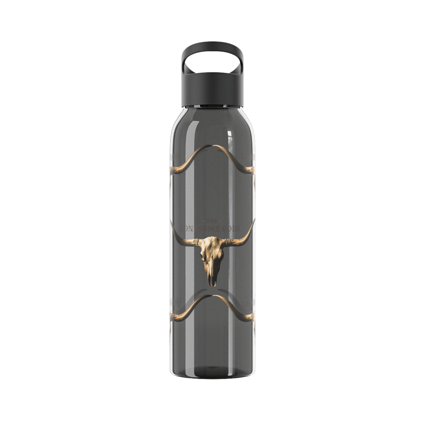 The Lonesome Gods Longhorn Logo Water Bottle - SJM Print Store