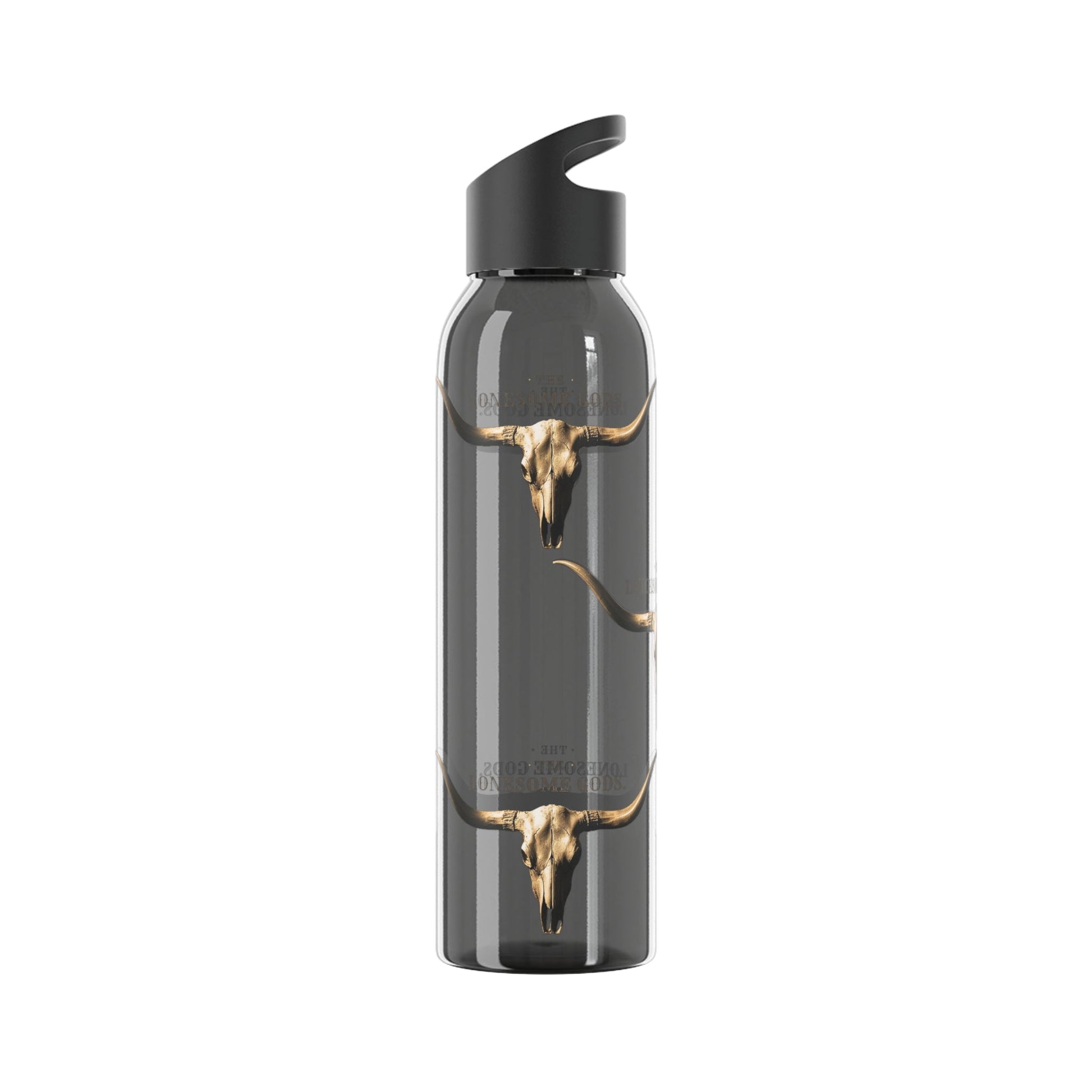The Lonesome Gods Longhorn Logo Water Bottle - SJM Print Store
