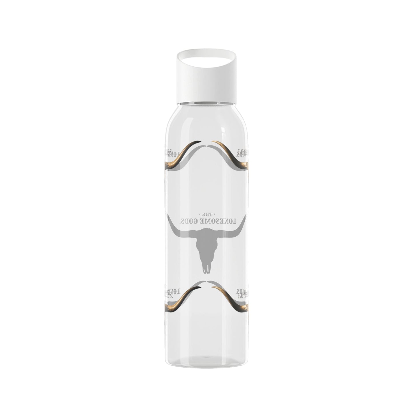 The Lonesome Gods Longhorn Logo Water Bottle - SJM Print Store