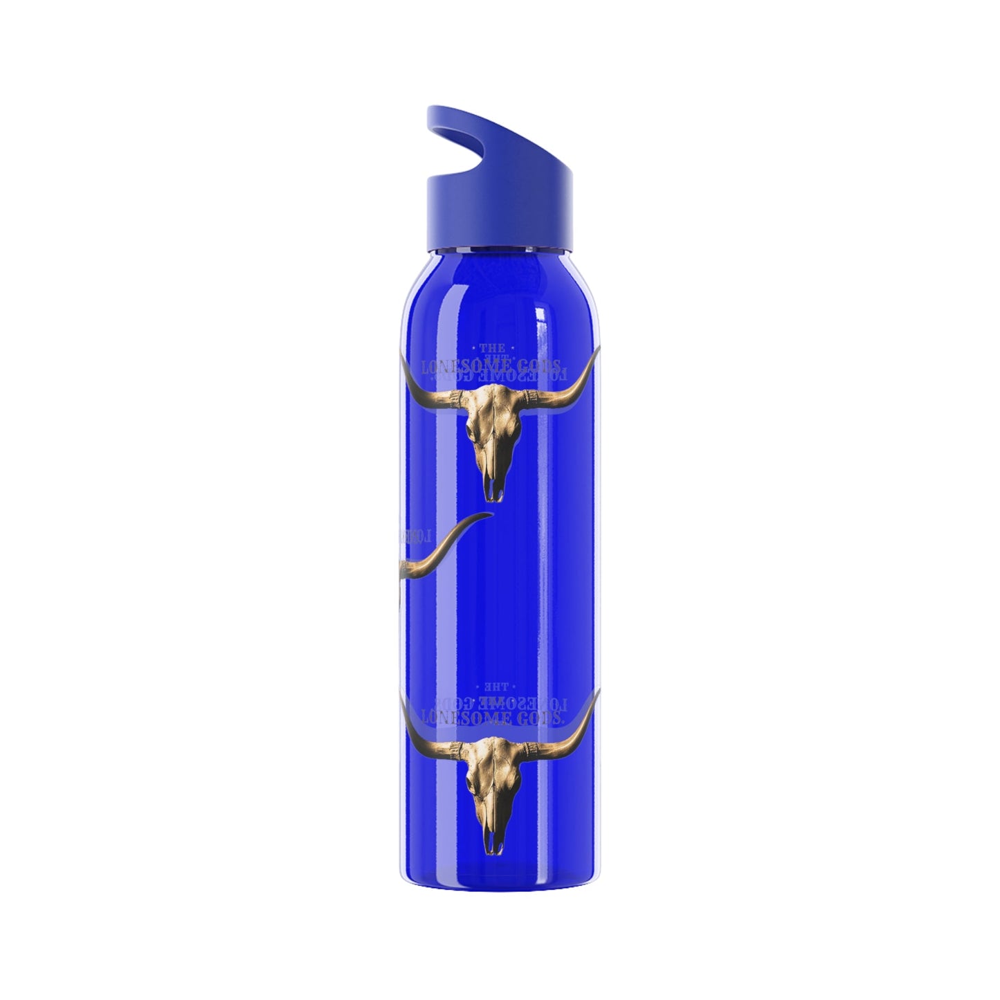 The Lonesome Gods Longhorn Logo Water Bottle - SJM Print Store