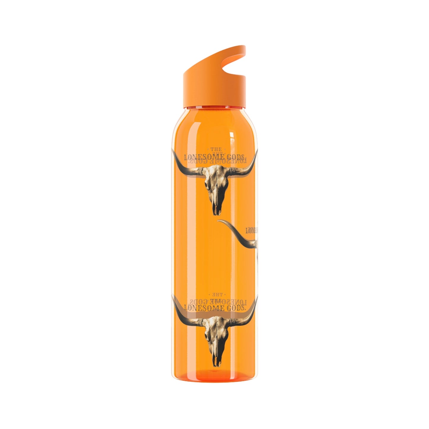 The Lonesome Gods Longhorn Logo Water Bottle - SJM Print Store