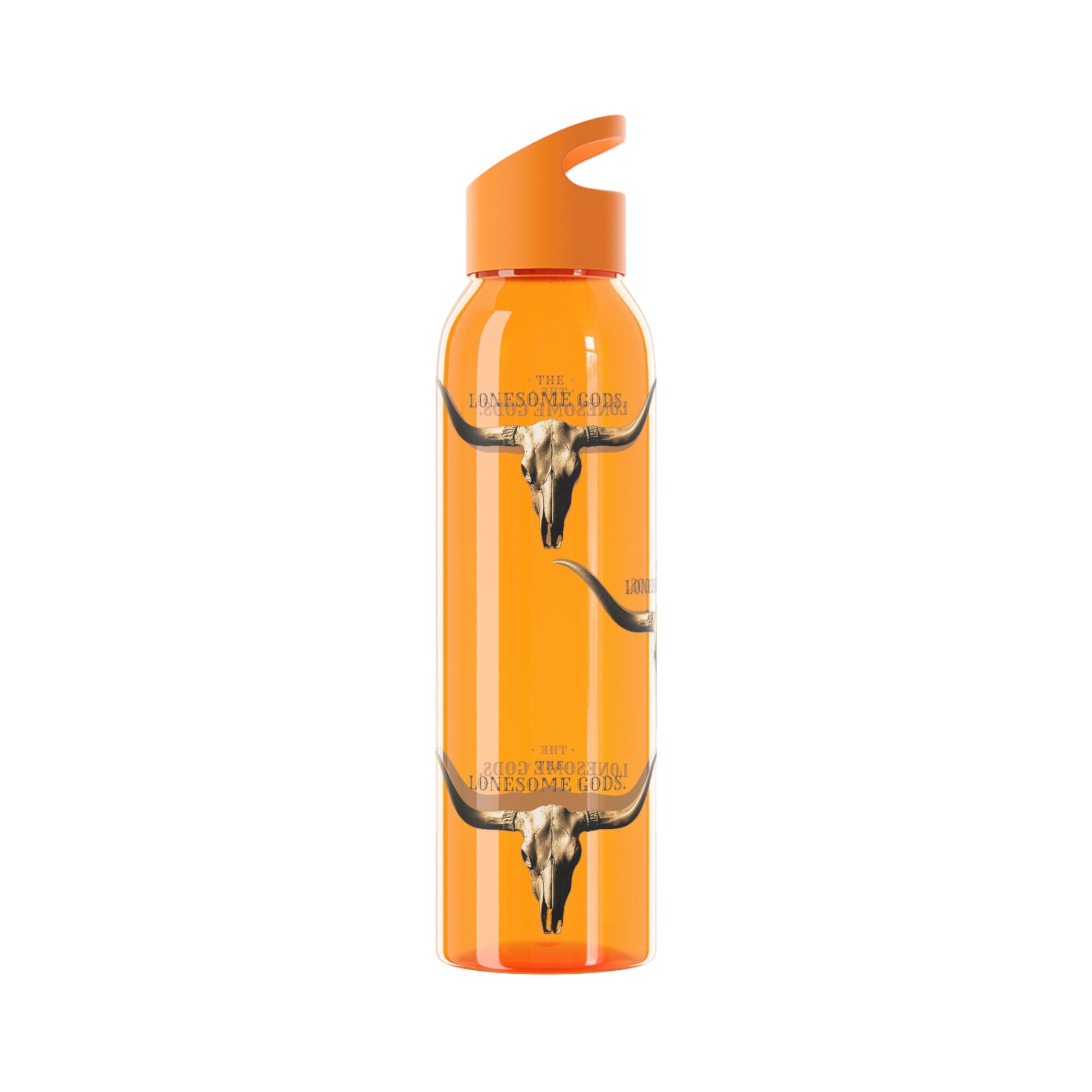 The Lonesome Gods Longhorn Logo Water Bottle - SJM Print Store