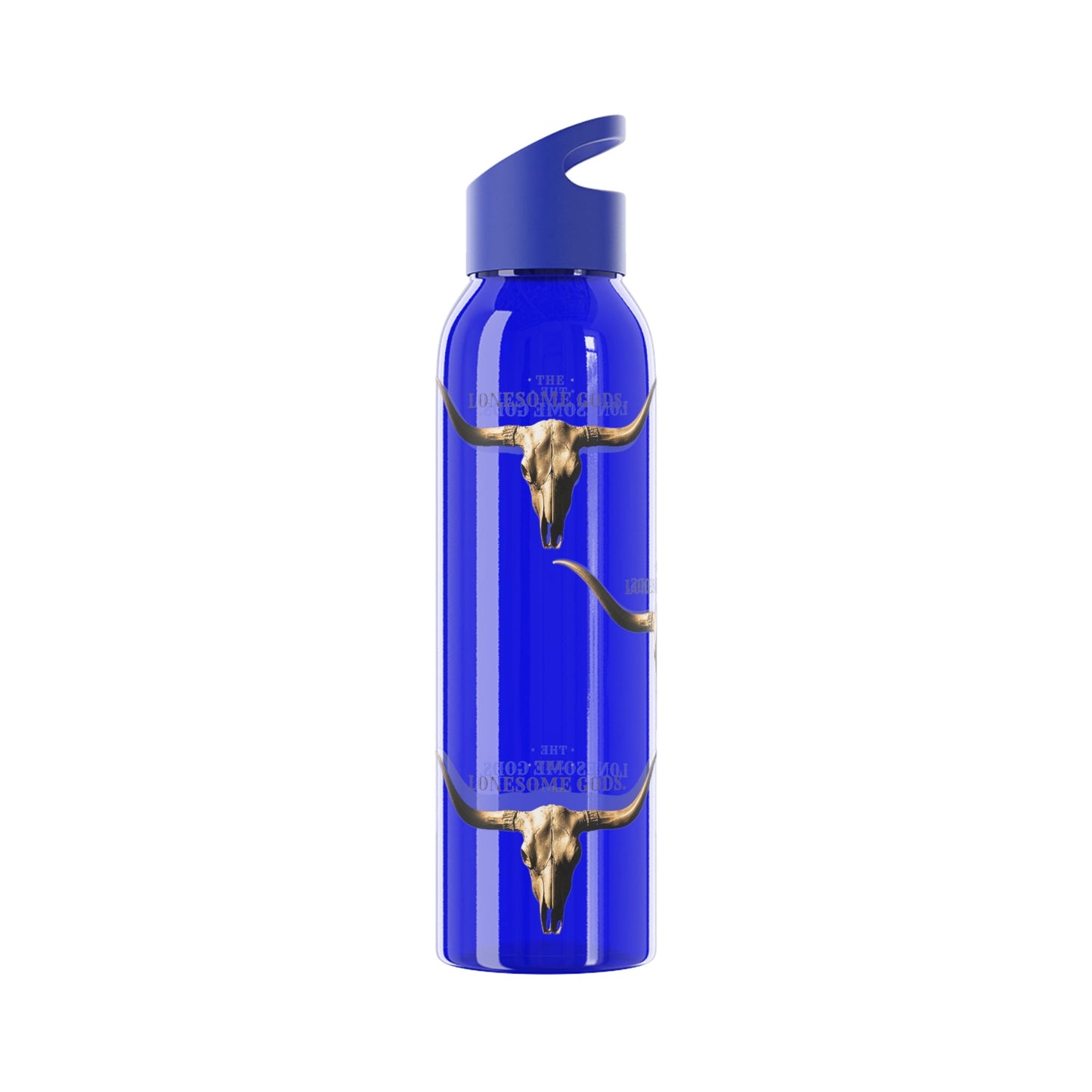 The Lonesome Gods Longhorn Logo Water Bottle - SJM Print Store