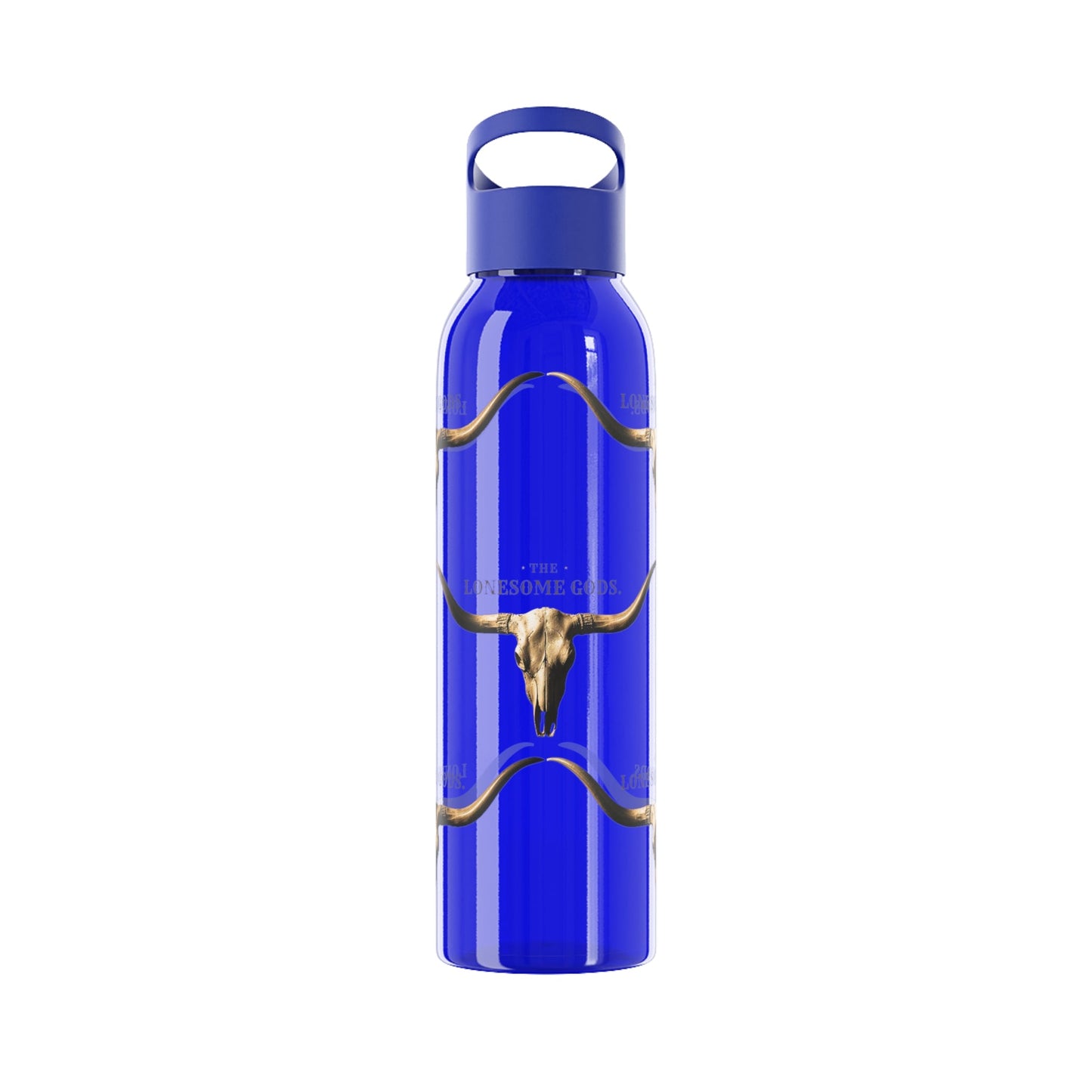 The Lonesome Gods Longhorn Logo Water Bottle - SJM Print Store
