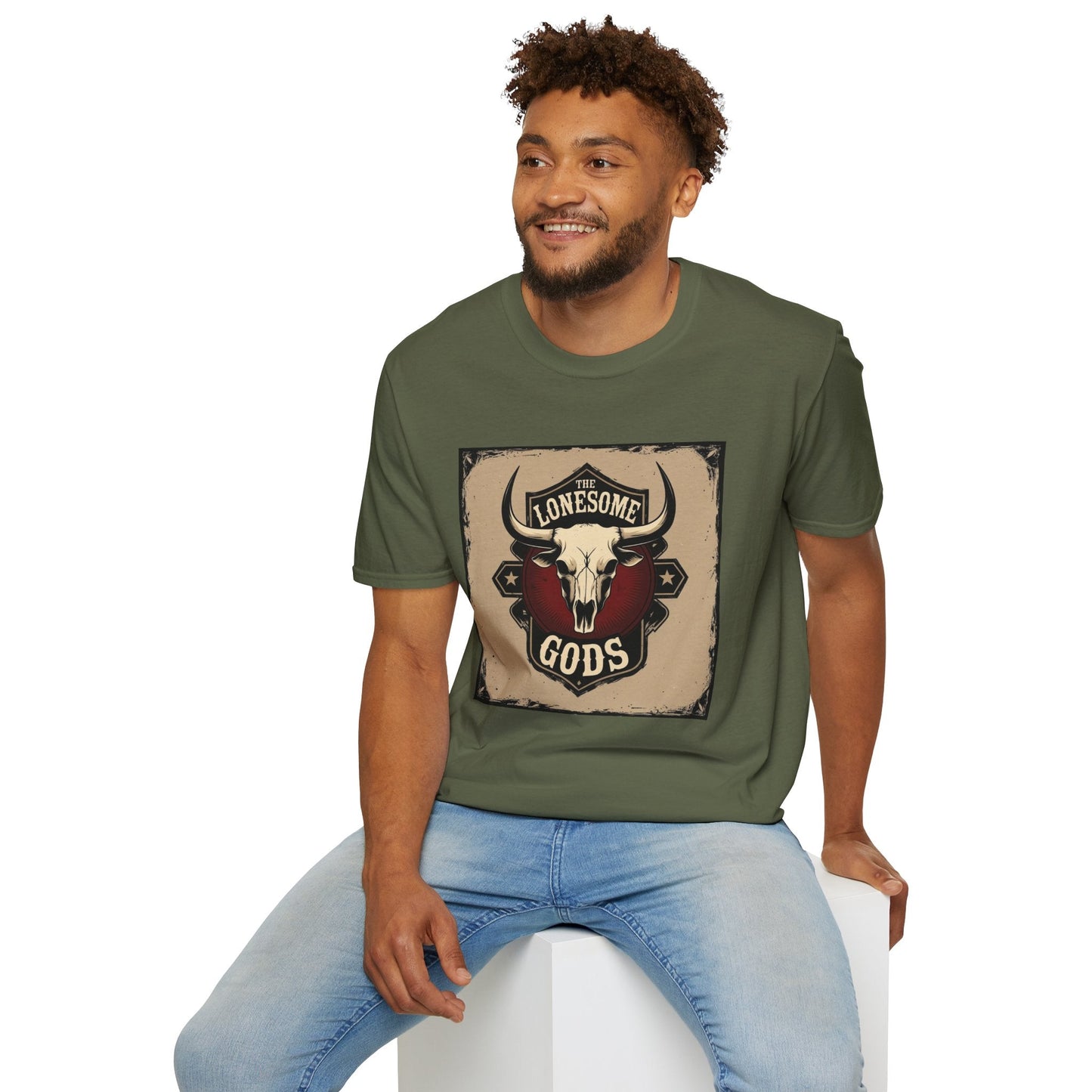 The Lonesome Gods Retro Logo T-Shirt - SJM Print Store