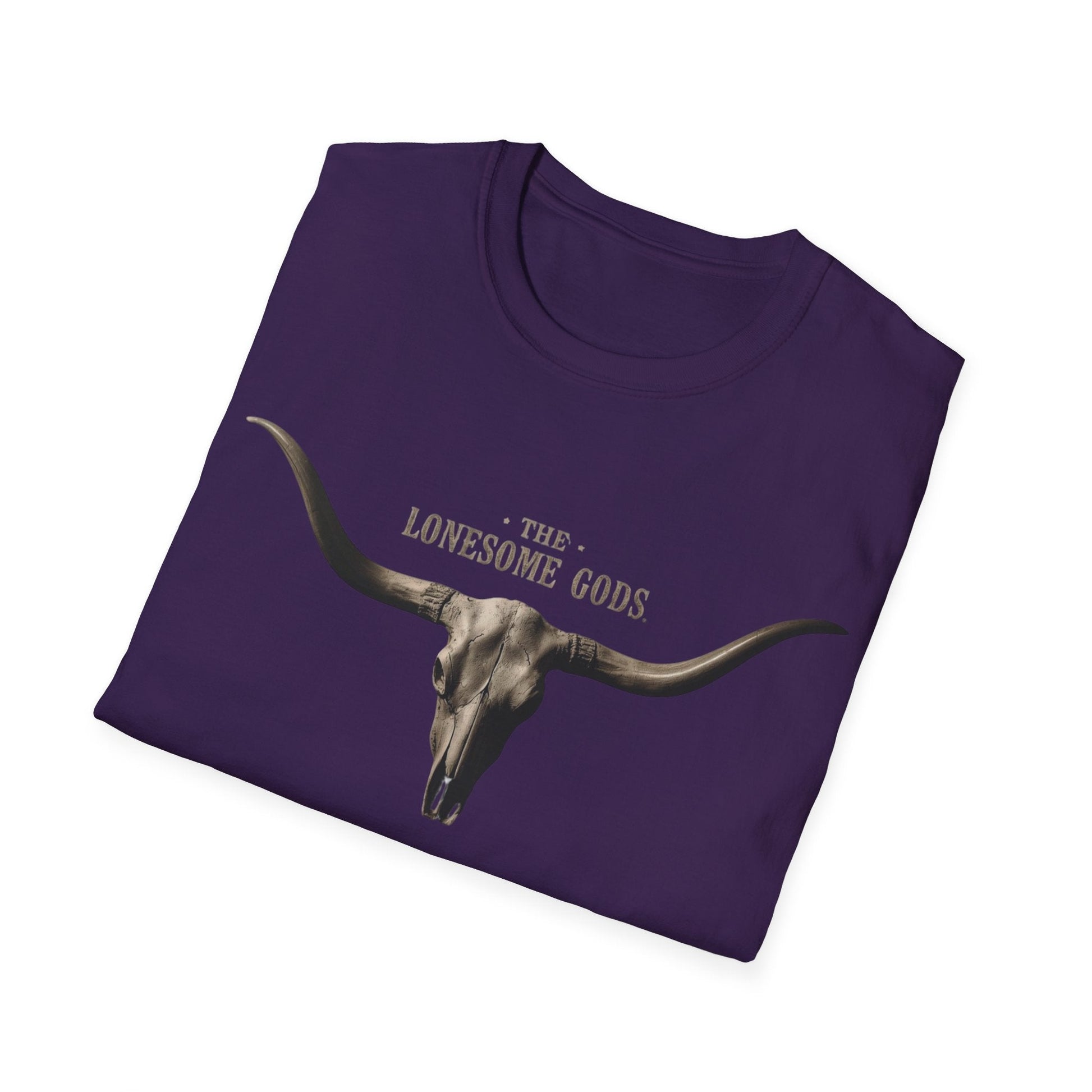 The Lonesome Gods Skull Logo T-Shirt Band Merch - SJM Print Store