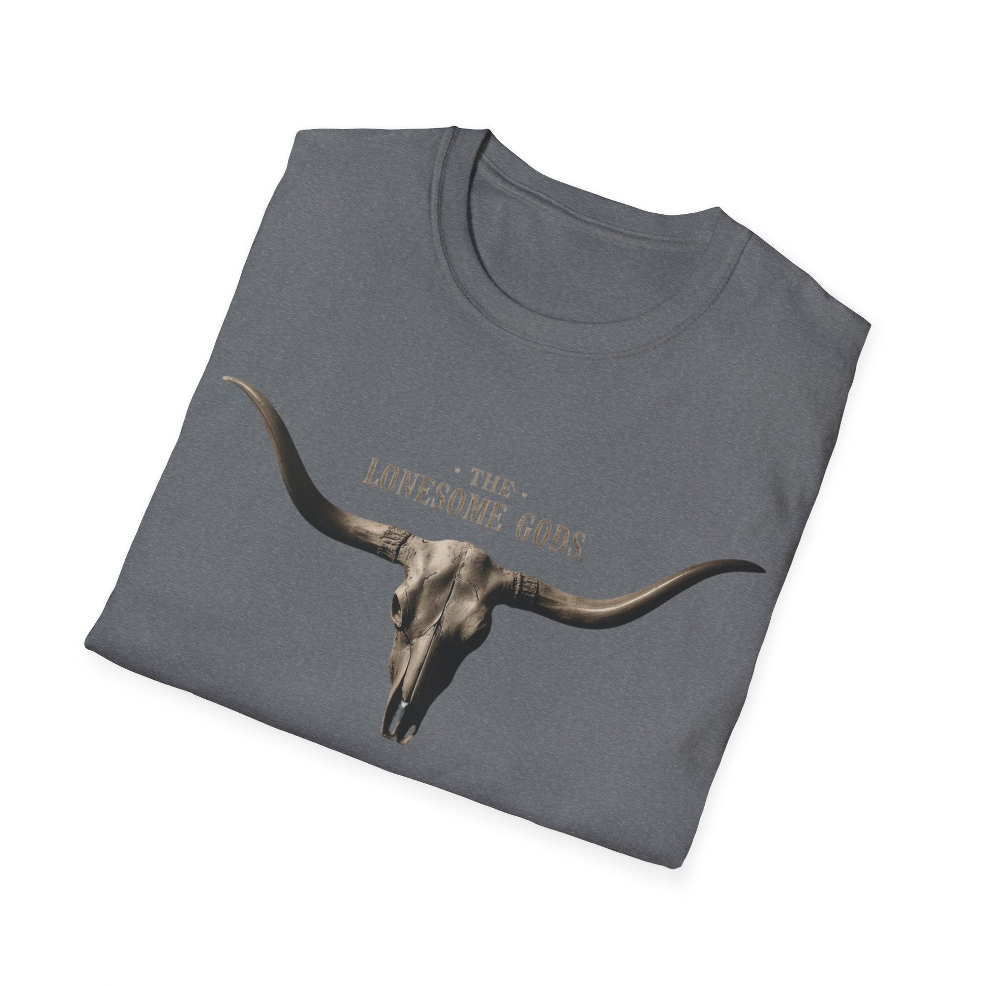The Lonesome Gods Skull Logo T-Shirt Band Merch - SJM Print Store