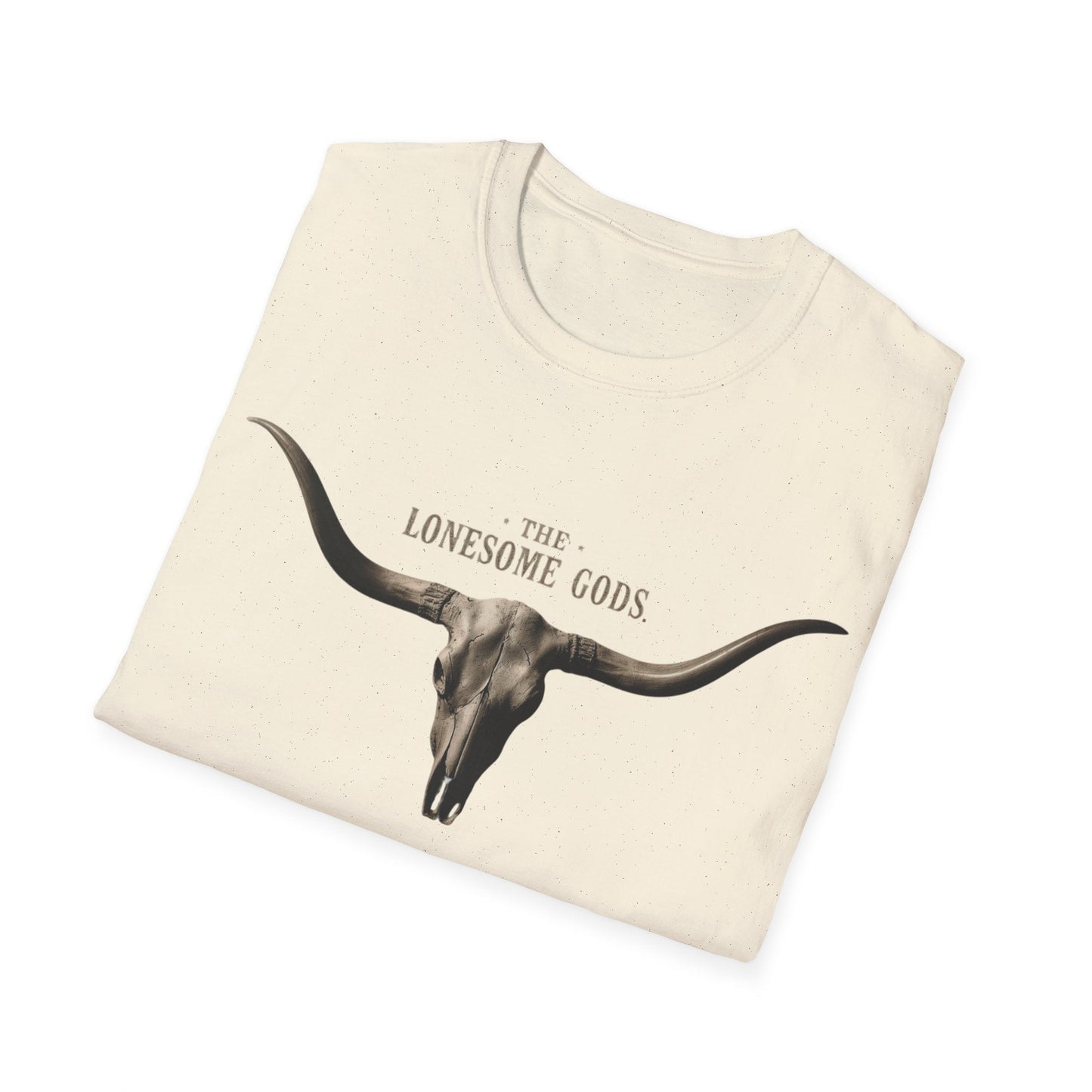 The Lonesome Gods Skull Logo T-Shirt Band Merch - SJM Print Store