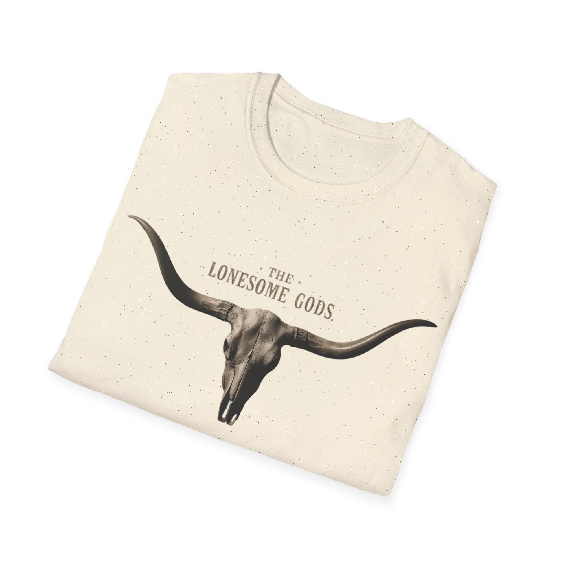 The Lonesome Gods Skull Logo T-Shirt Band Merch - SJM Print Store