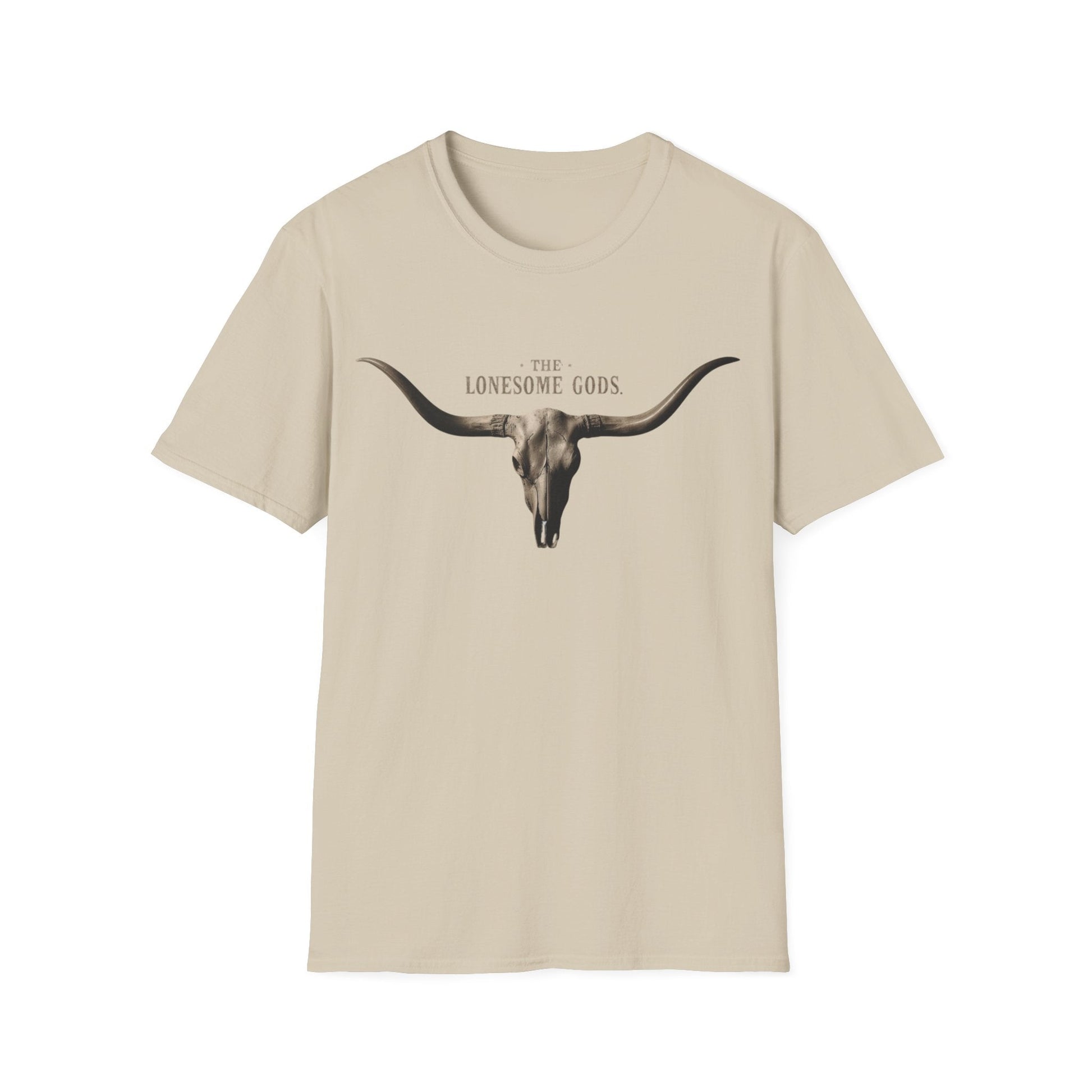 The Lonesome Gods Skull Logo T-Shirt Band Merch - SJM Print Store
