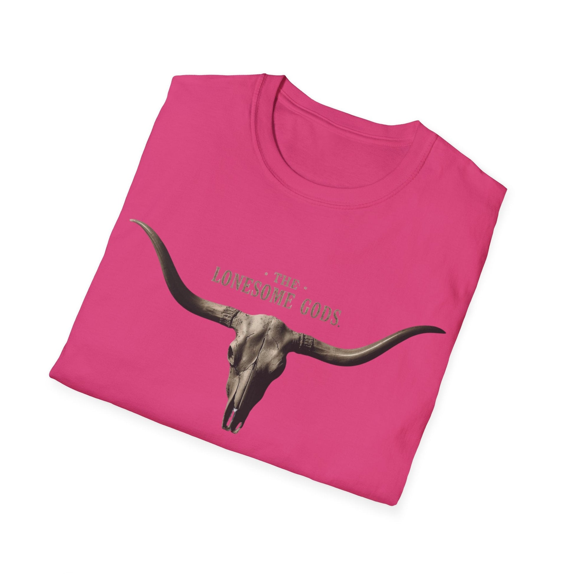 The Lonesome Gods Skull Logo T-Shirt Band Merch - SJM Print Store