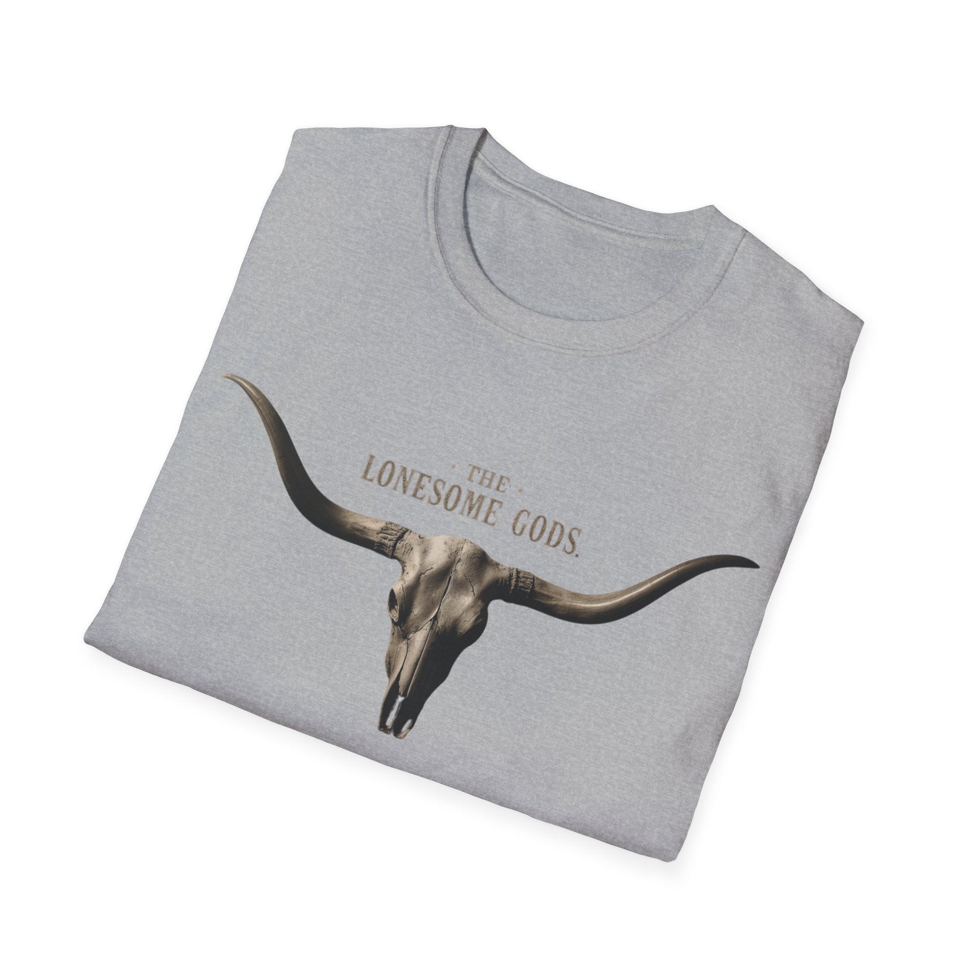 The Lonesome Gods Skull Logo T-Shirt Band Merch - SJM Print Store