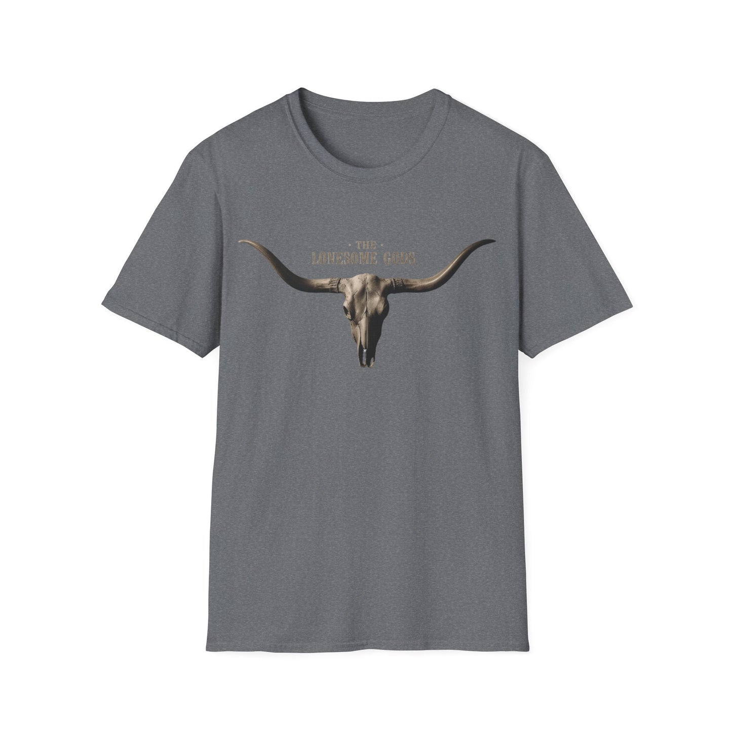 The Lonesome Gods Skull Logo T-Shirt Band Merch - SJM Print Store