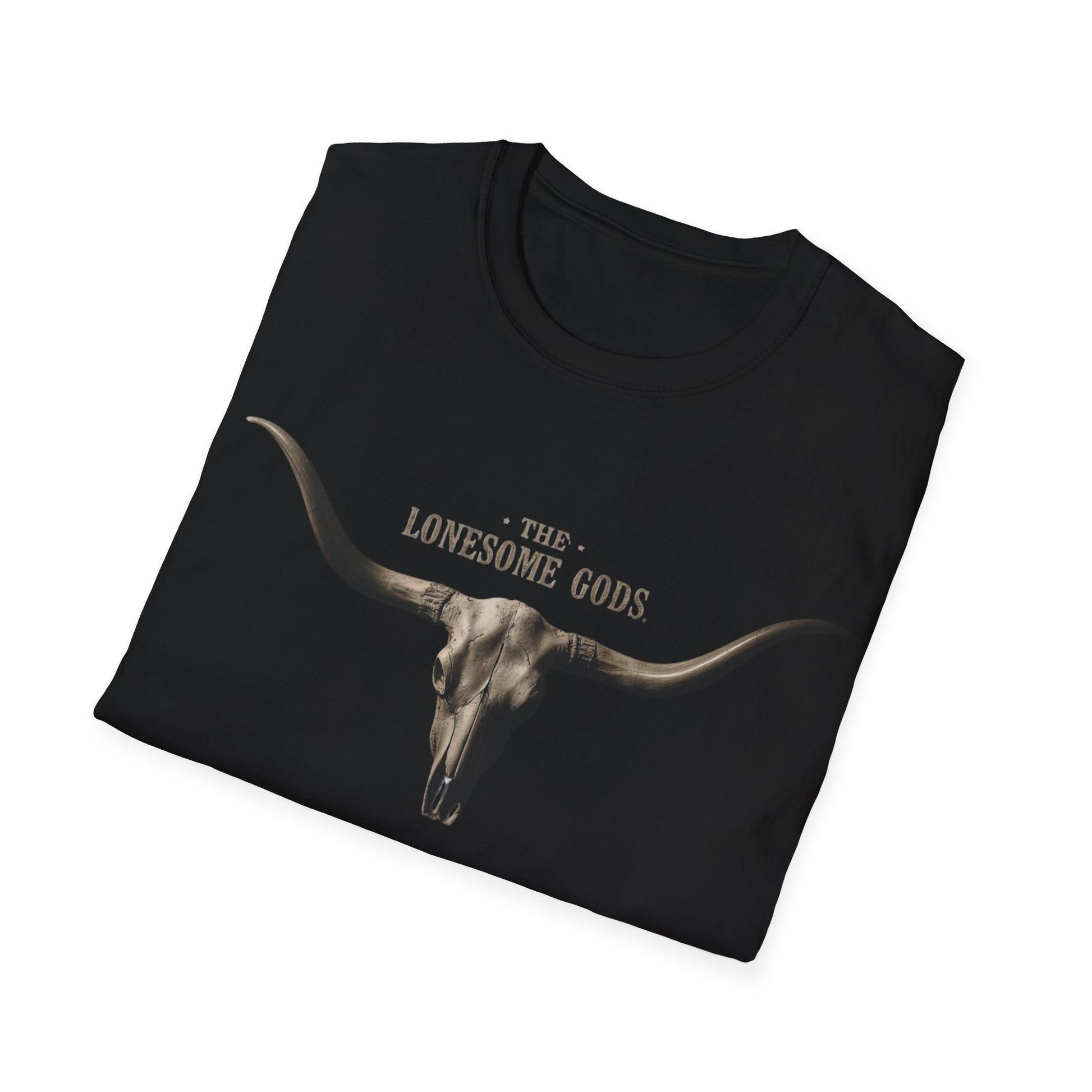 The Lonesome Gods Skull Logo T-Shirt Band Merch - SJM Print Store