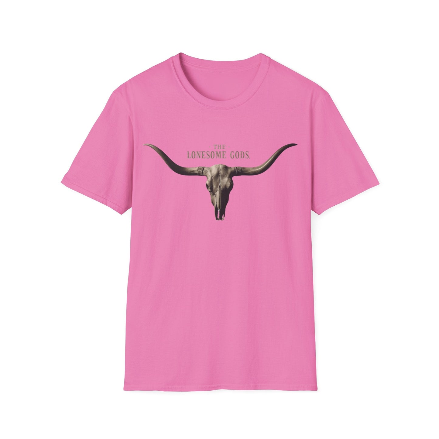 The Lonesome Gods Skull Logo T-Shirt Band Merch - SJM Print Store