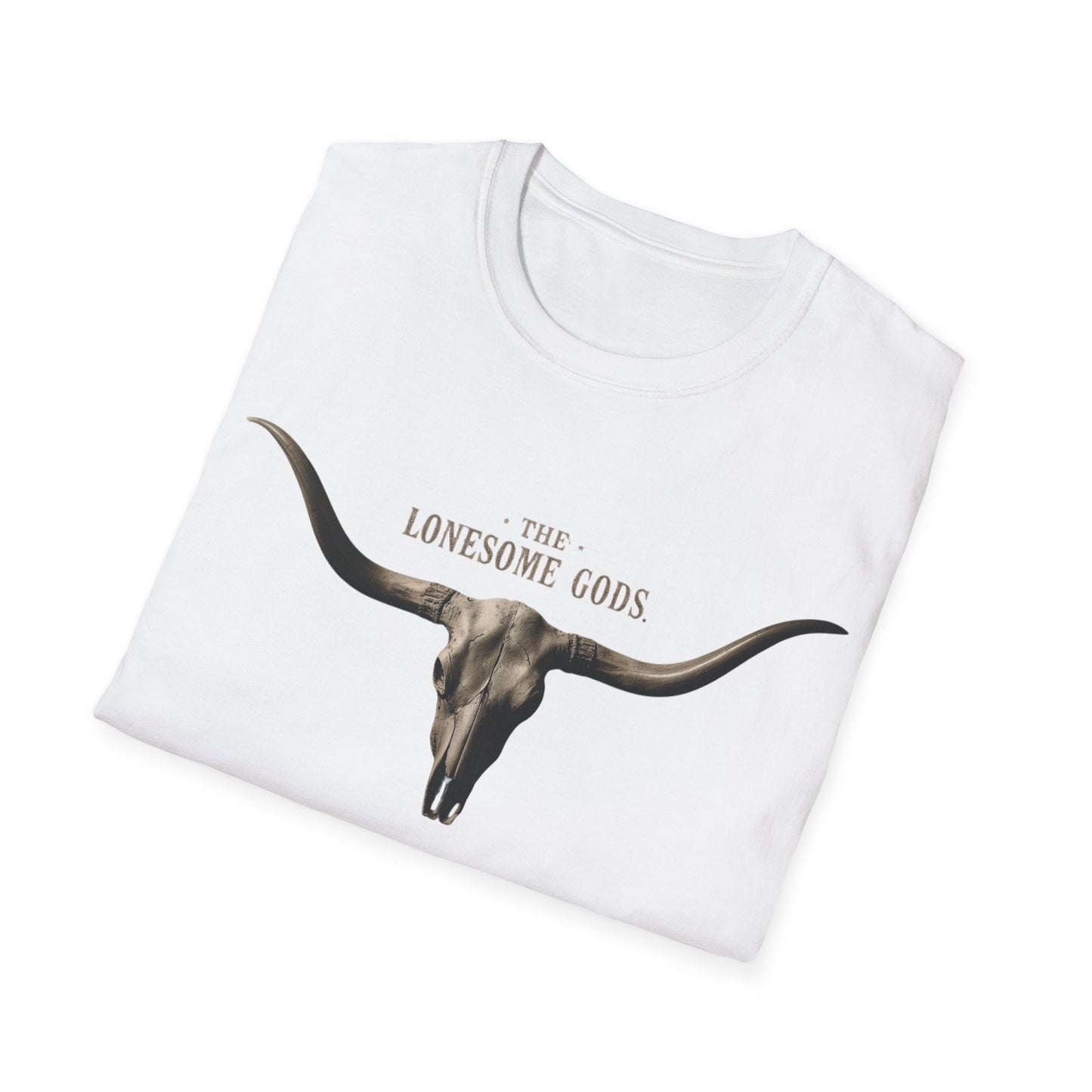 The Lonesome Gods Skull Logo T-Shirt Band Merch - SJM Print Store