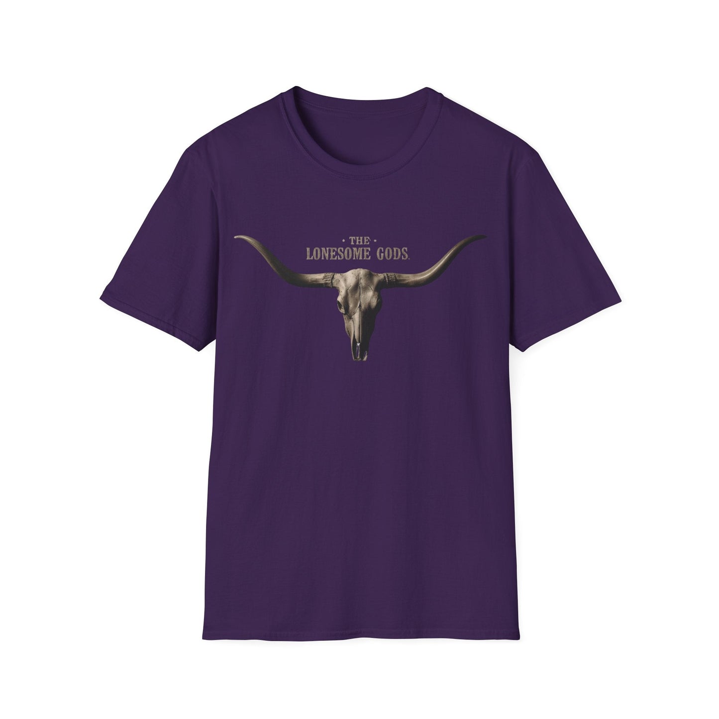The Lonesome Gods Skull Logo T-Shirt Band Merch - SJM Print Store