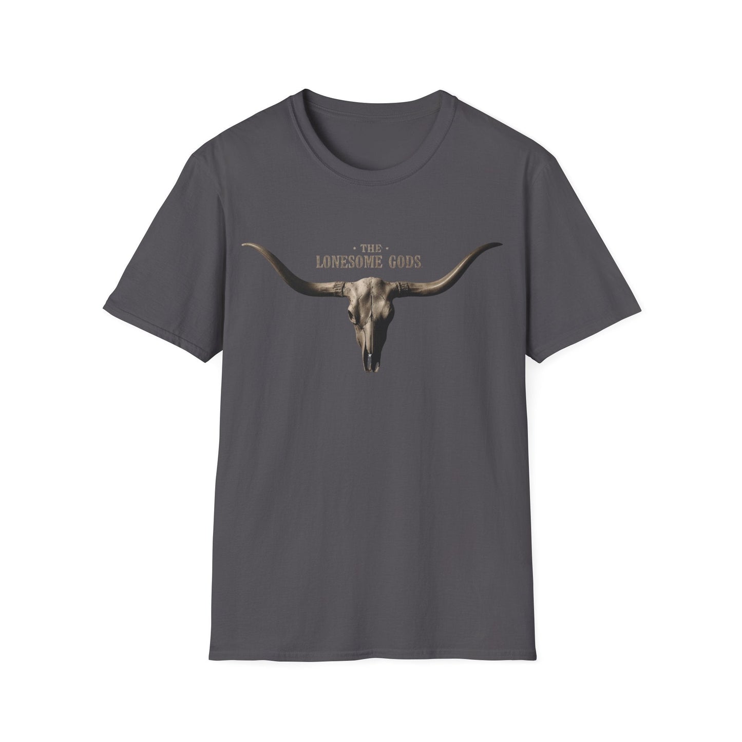 The Lonesome Gods Skull Logo T-Shirt Band Merch - SJM Print Store