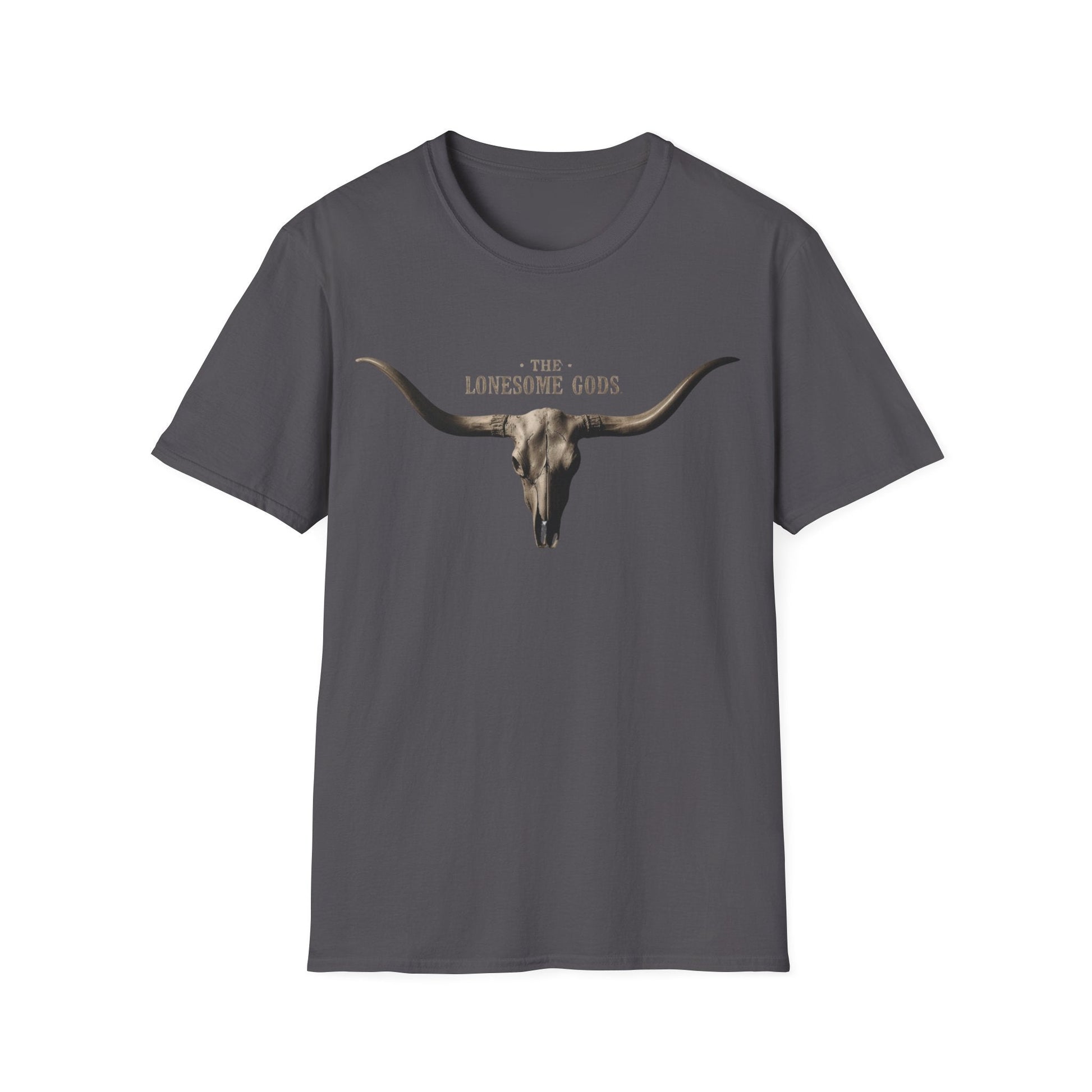 The Lonesome Gods Skull Logo T-Shirt Band Merch - SJM Print Store