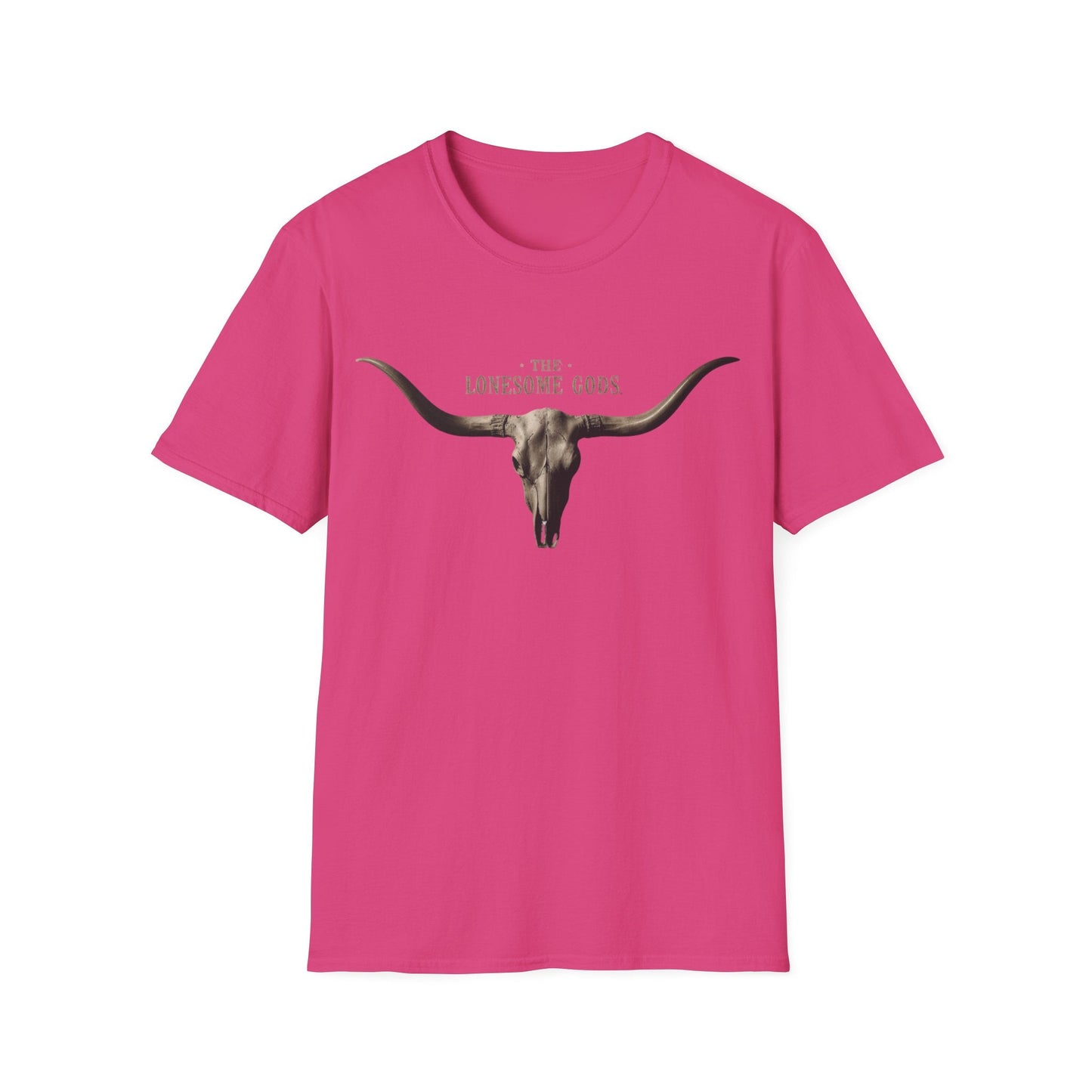 The Lonesome Gods Skull Logo T-Shirt Band Merch - SJM Print Store