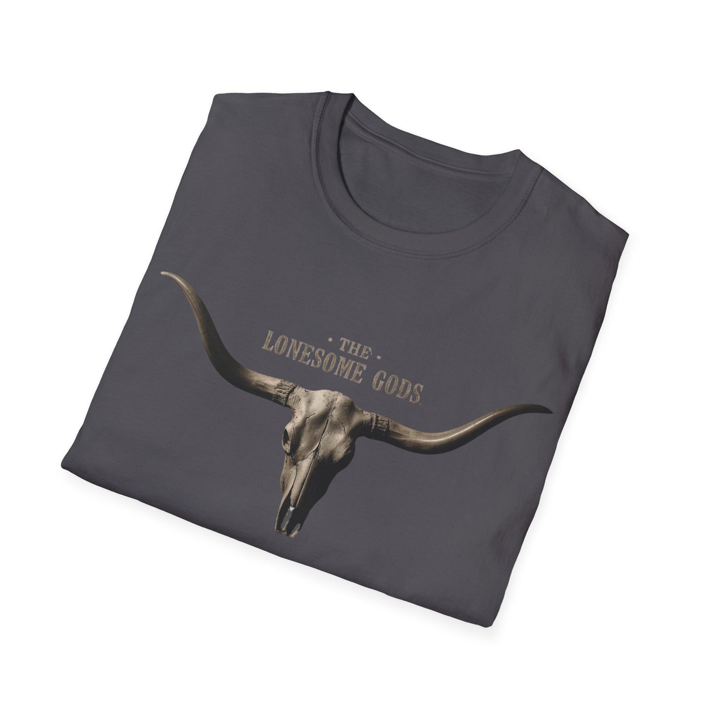 The Lonesome Gods Skull Logo T-Shirt Band Merch - SJM Print Store