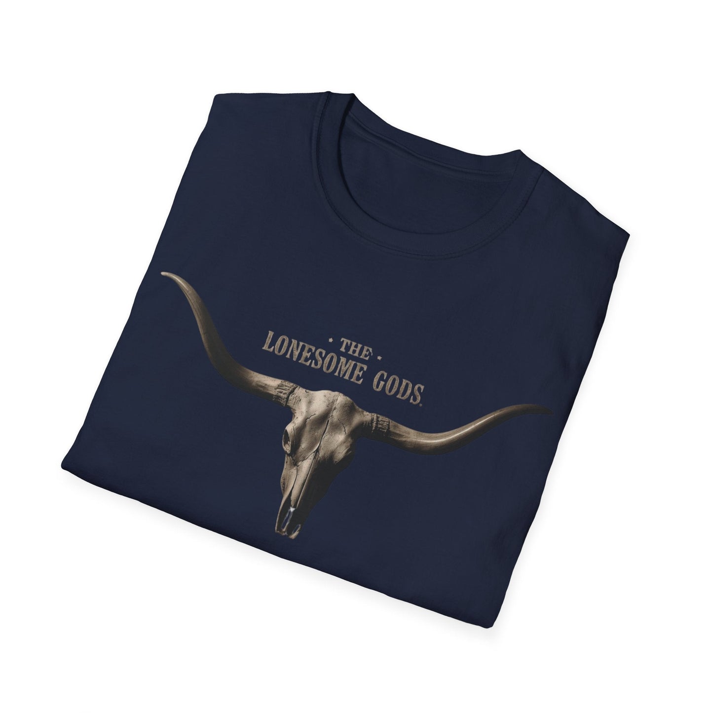 The Lonesome Gods Skull Logo T-Shirt Band Merch - SJM Print Store