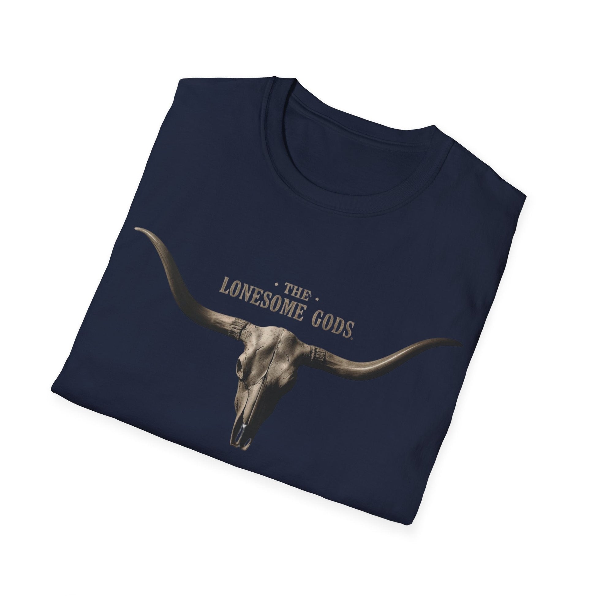The Lonesome Gods Skull Logo T-Shirt Band Merch - SJM Print Store