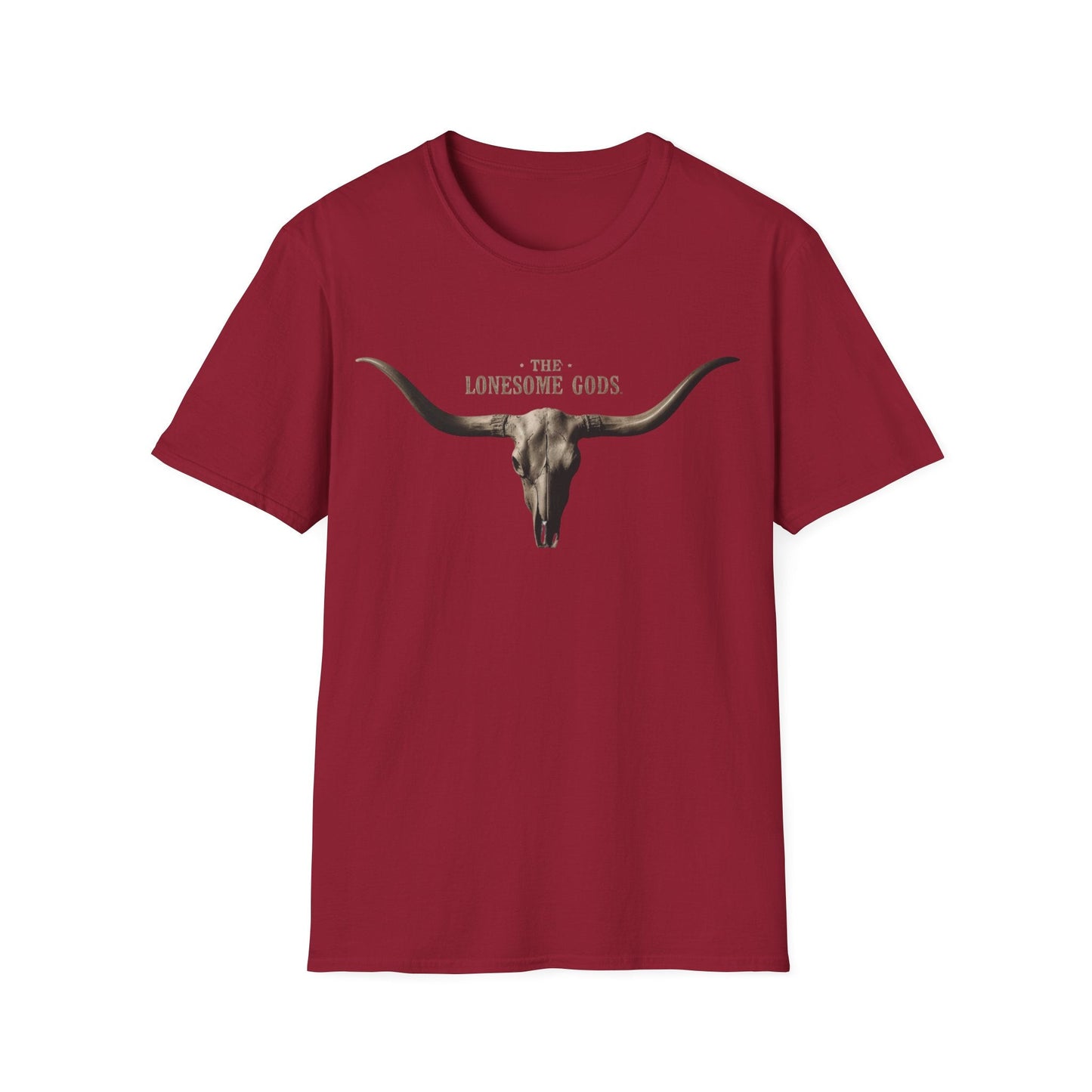 The Lonesome Gods Skull Logo T-Shirt Band Merch - SJM Print Store