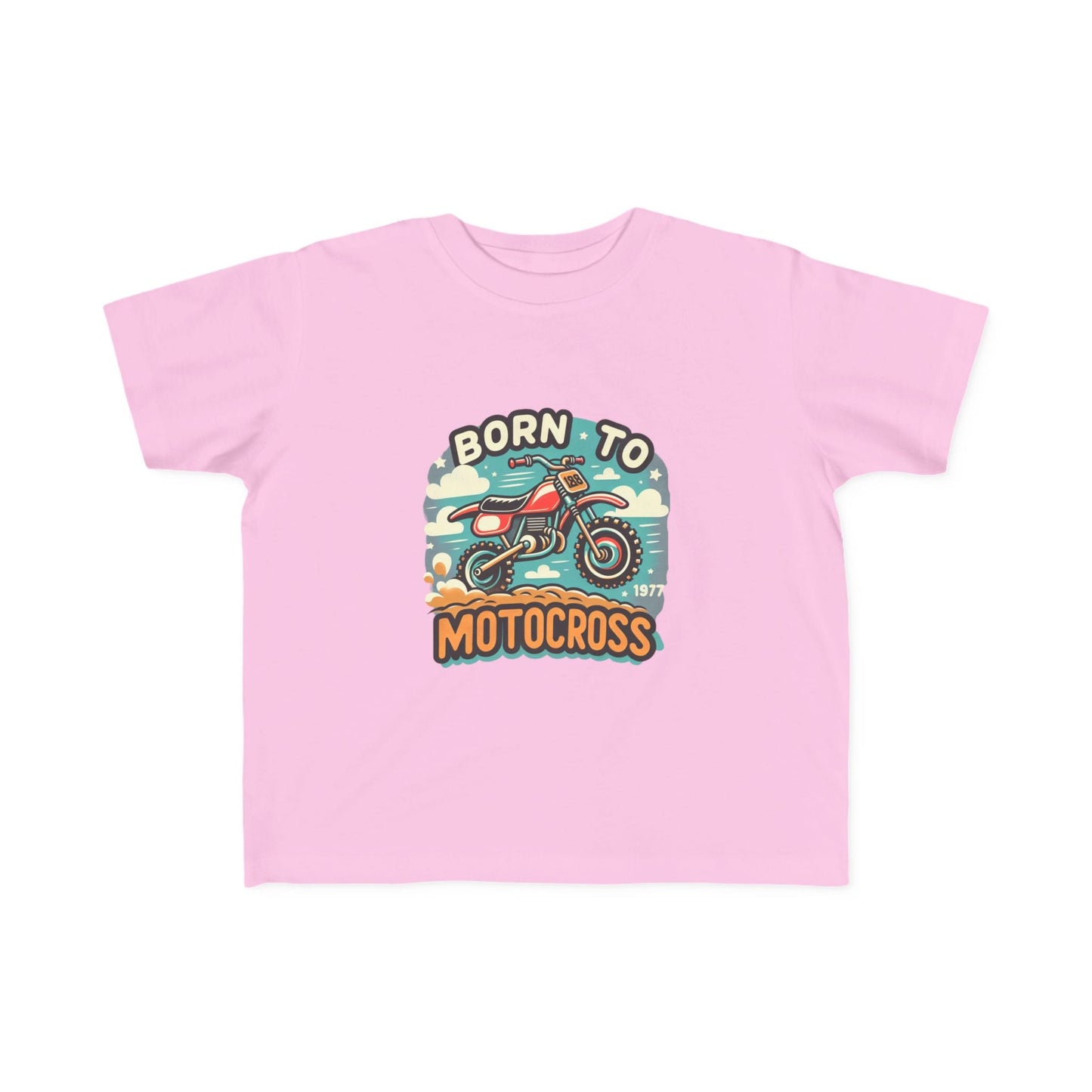 Toddler Motocross Tee - Born to Motocross Shirt, Kids Motorcycle Shirt, Funny Toddler Tee, Birthday Gift, Outdoor Fun Wear - SJM Print Store