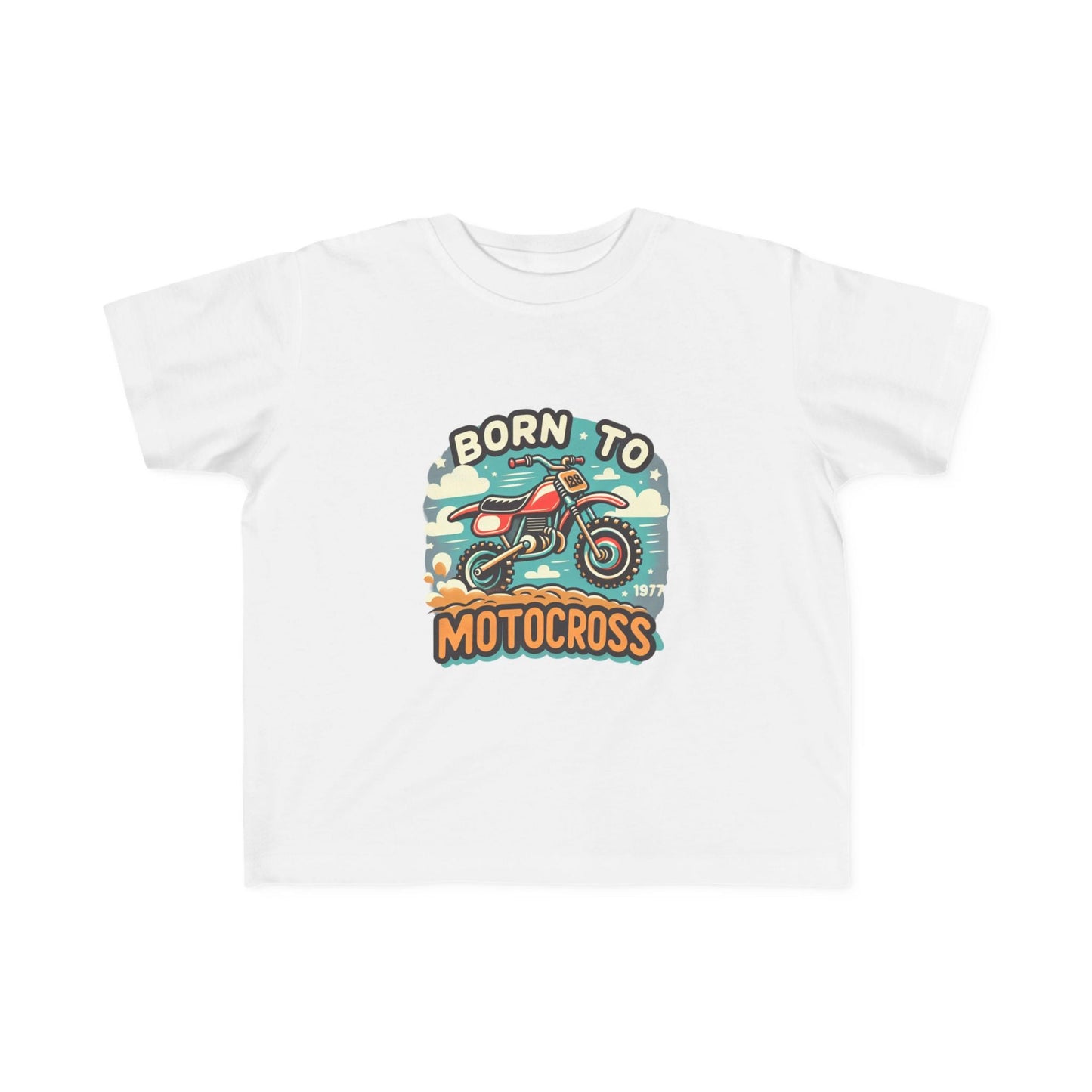 Toddler Motocross Tee - Born to Motocross Shirt, Kids Motorcycle Shirt, Funny Toddler Tee, Birthday Gift, Outdoor Fun Wear - SJM Print Store