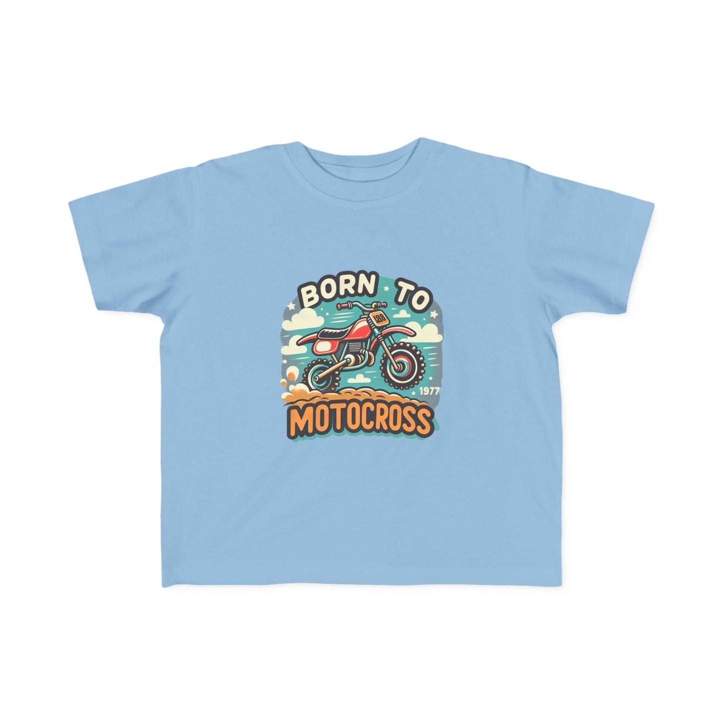 Toddler Motocross Tee - Born to Motocross Shirt, Kids Motorcycle Shirt, Funny Toddler Tee, Birthday Gift, Outdoor Fun Wear - SJM Print Store