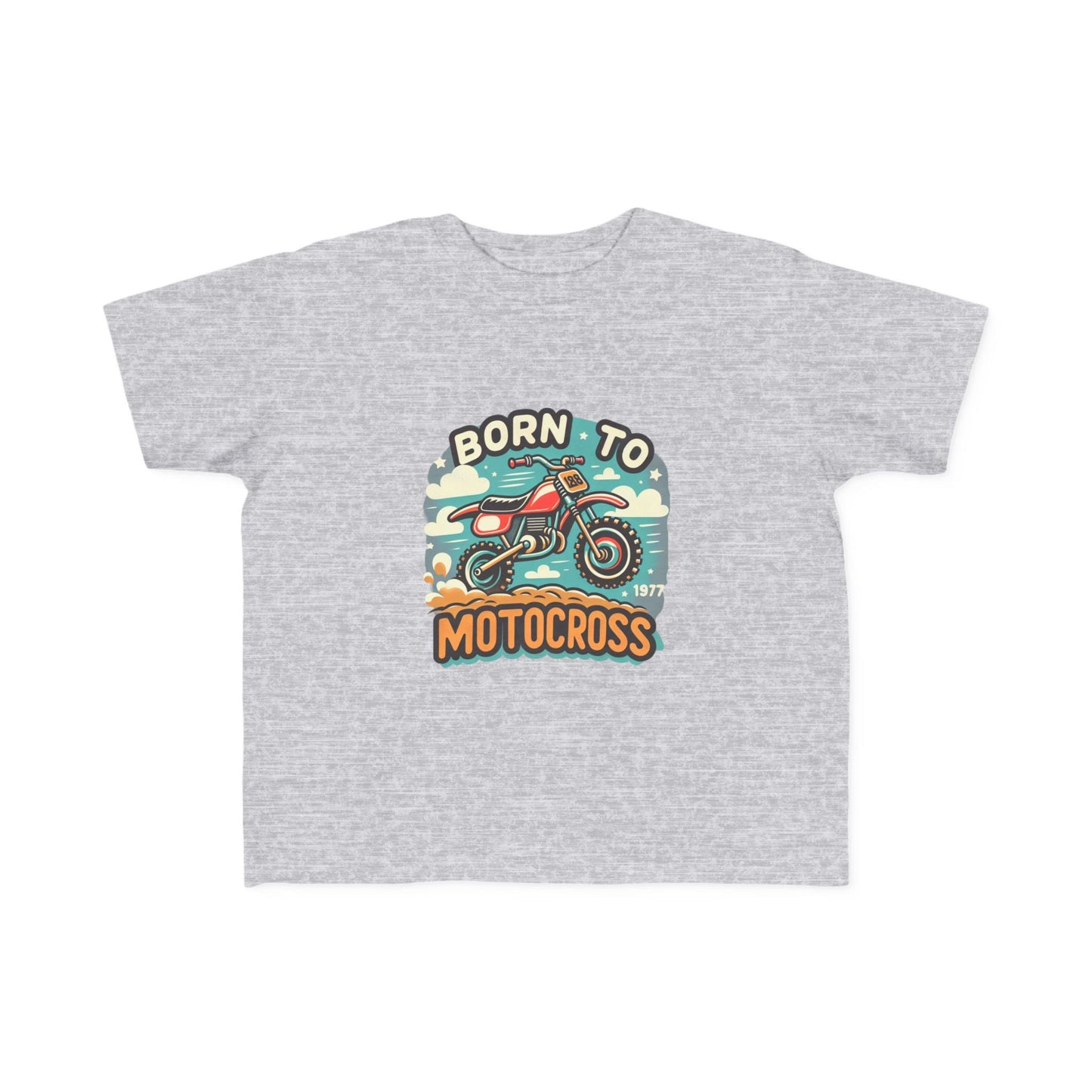 Toddler Motocross Tee - Born to Motocross Shirt, Kids Motorcycle Shirt, Funny Toddler Tee, Birthday Gift, Outdoor Fun Wear - SJM Print Store