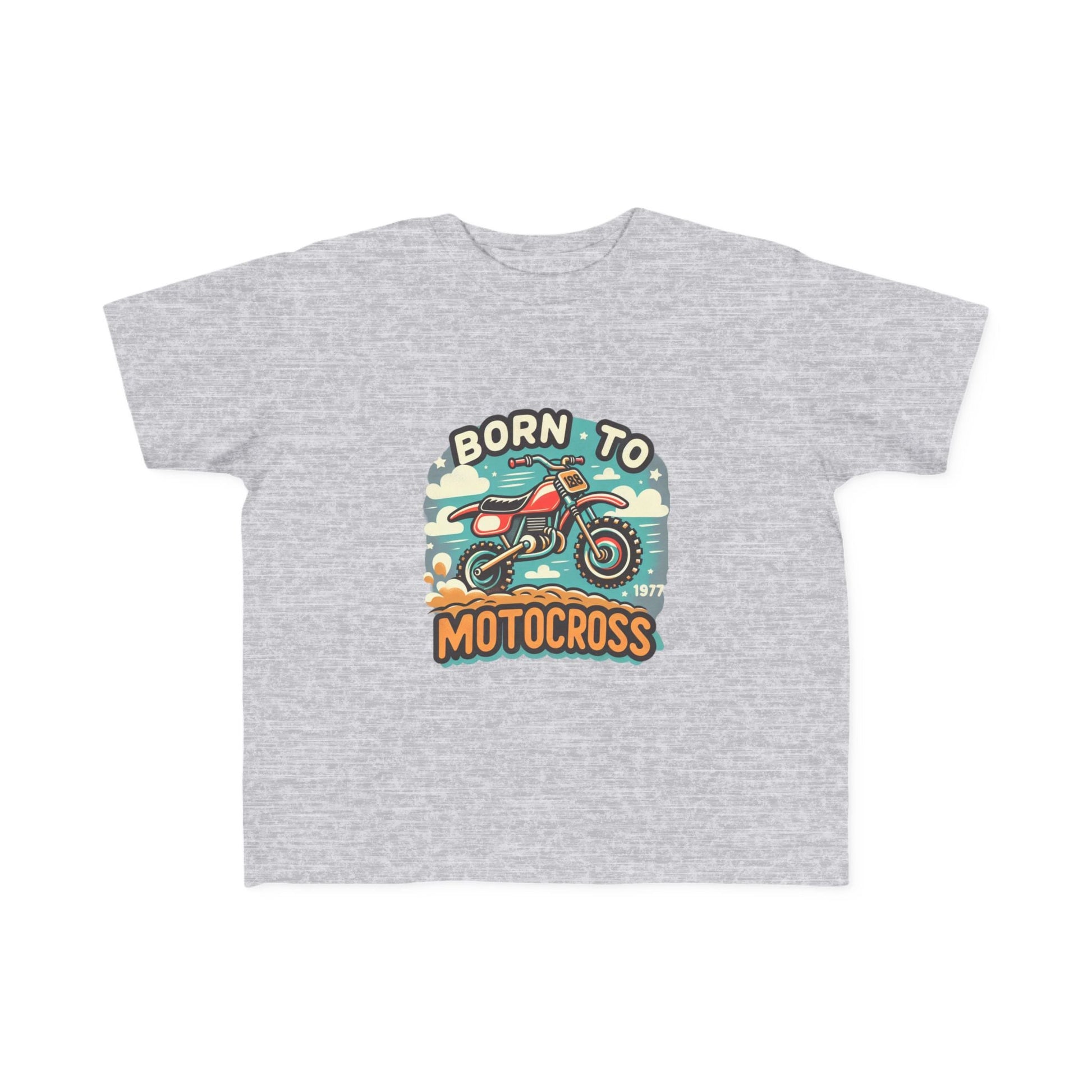 Toddler Motocross Tee - Born to Motocross Shirt, Kids Motorcycle Shirt, Funny Toddler Tee, Birthday Gift, Outdoor Fun Wear - SJM Print Store