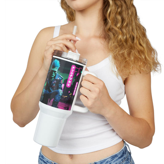 Travel Tumbler - Unique Gothic Art Design - 40oz Insulated Mug - SJM Print Store