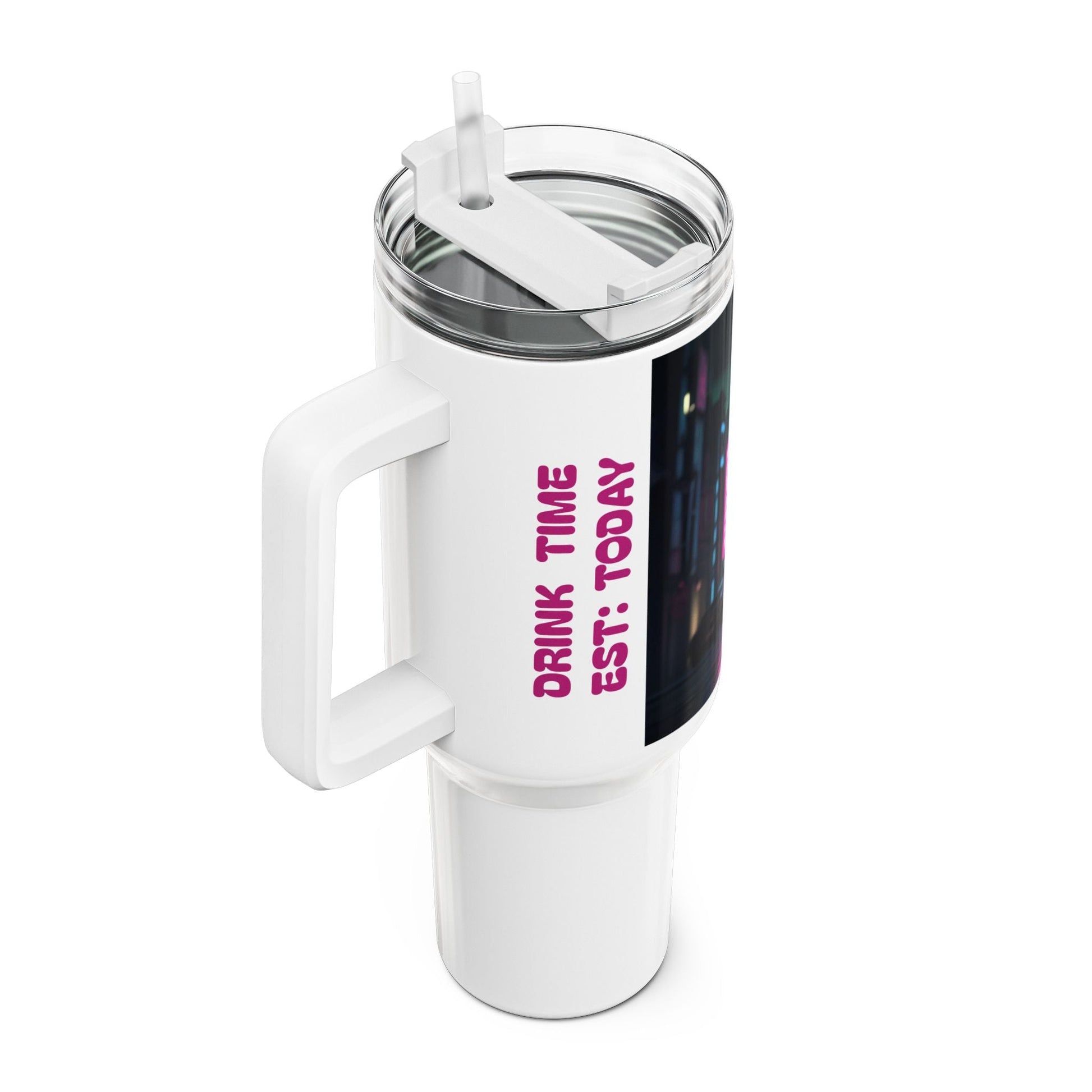 Travel Tumbler - Unique Gothic Art Design - 40oz Insulated Mug - SJM Print Store